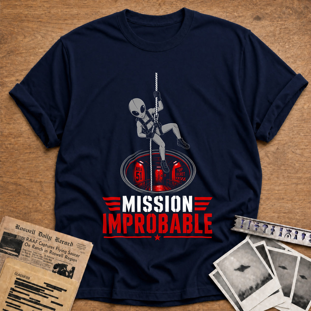Mission Improbable 96 T-Shirt - Navy