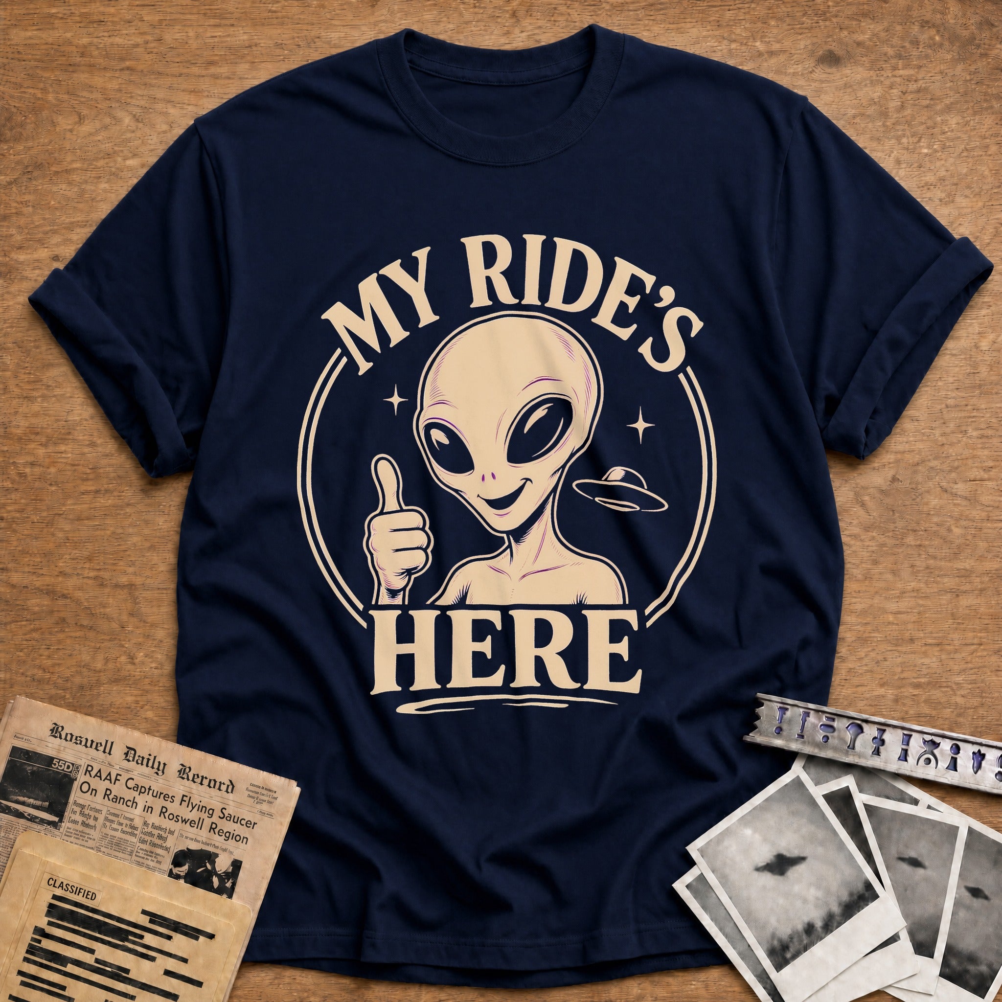 My Rides Here - Navy