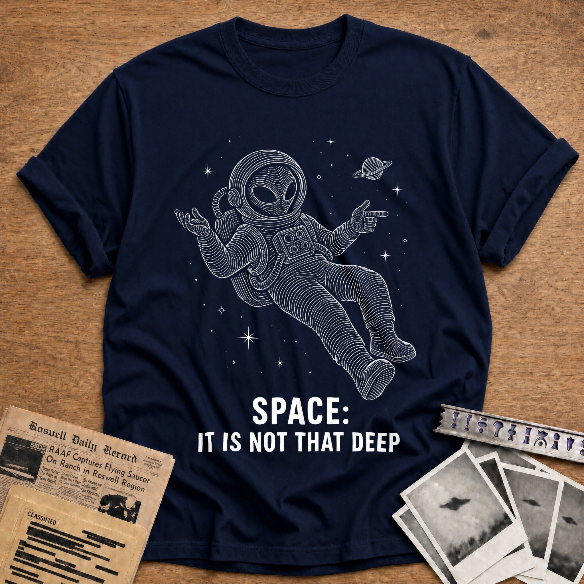 Not That Deep T-Shirt - Navy