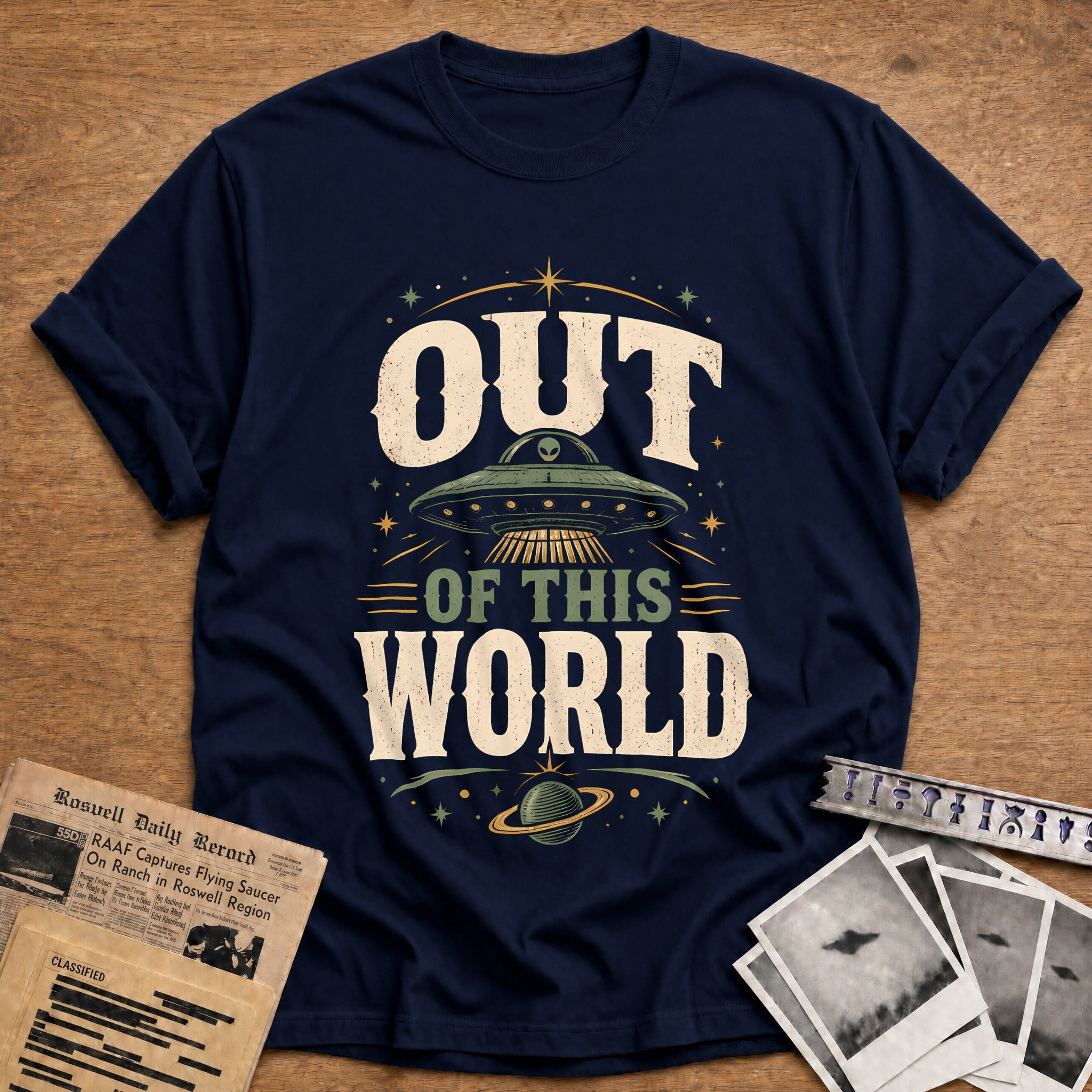 Out Of This World 30 T-Shirt - Navy