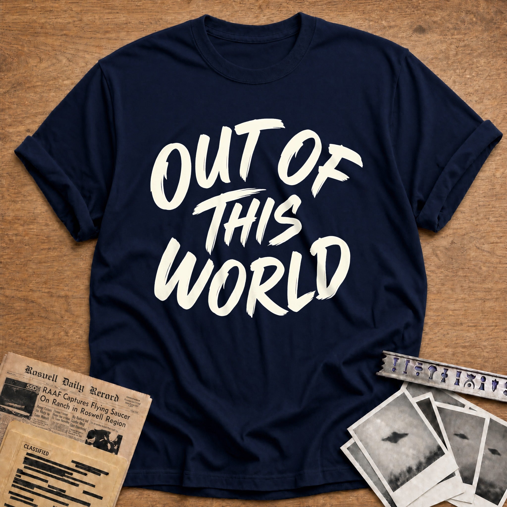 Out Of This World 77 T-Shirt - Navy
