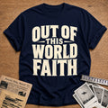 Out Of This World Faith 73 T-Shirt - Navy