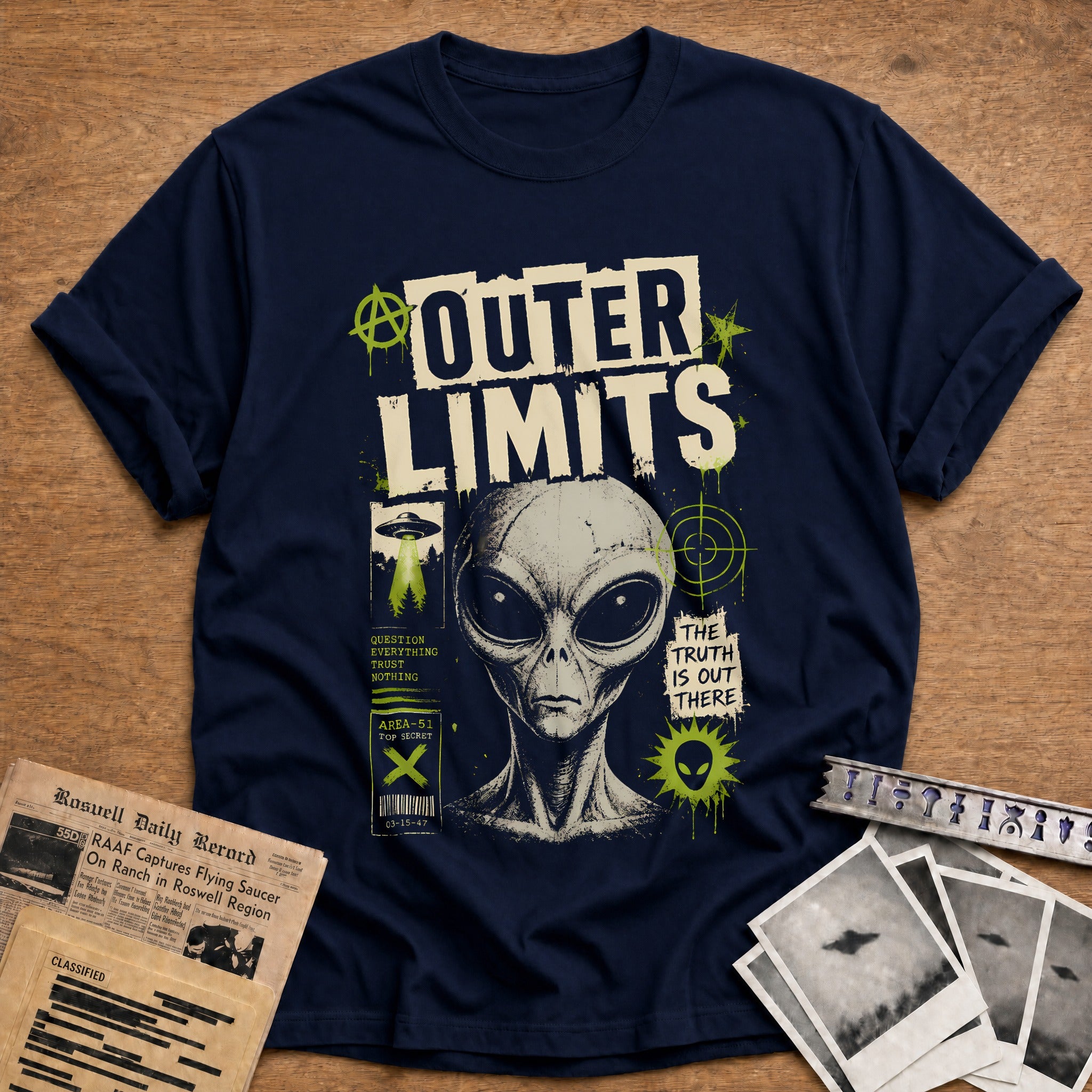 Outer Limits T-Shirt - Navy
