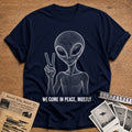 Peace Sign T-Shirt - Navy