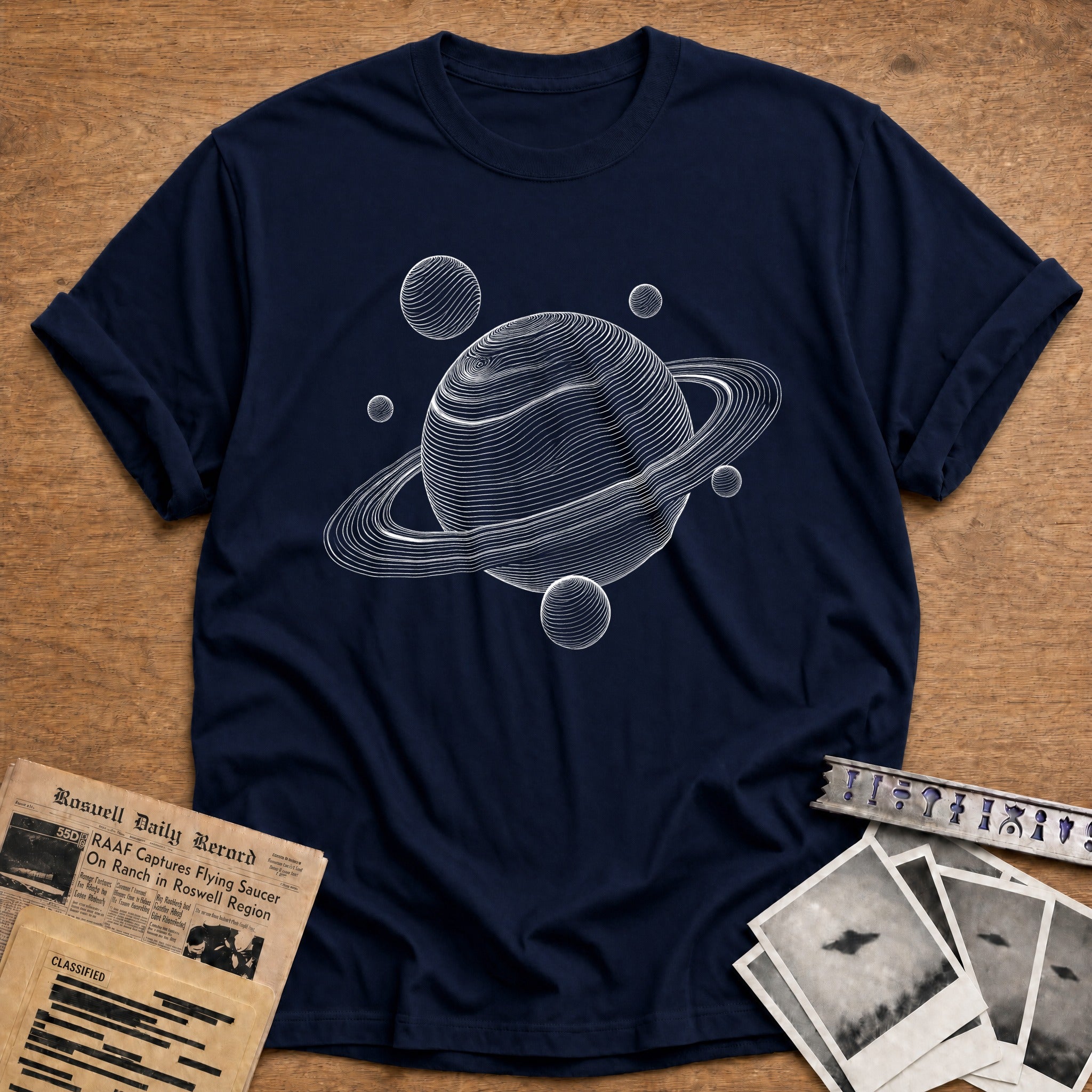 Planetary Neighbor T-Shirt - Navy