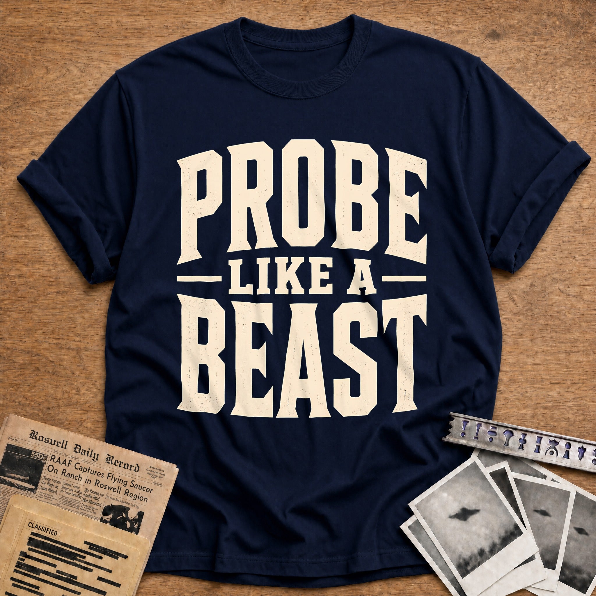 Probe Like A Beast 71 T-Shirt - Navy