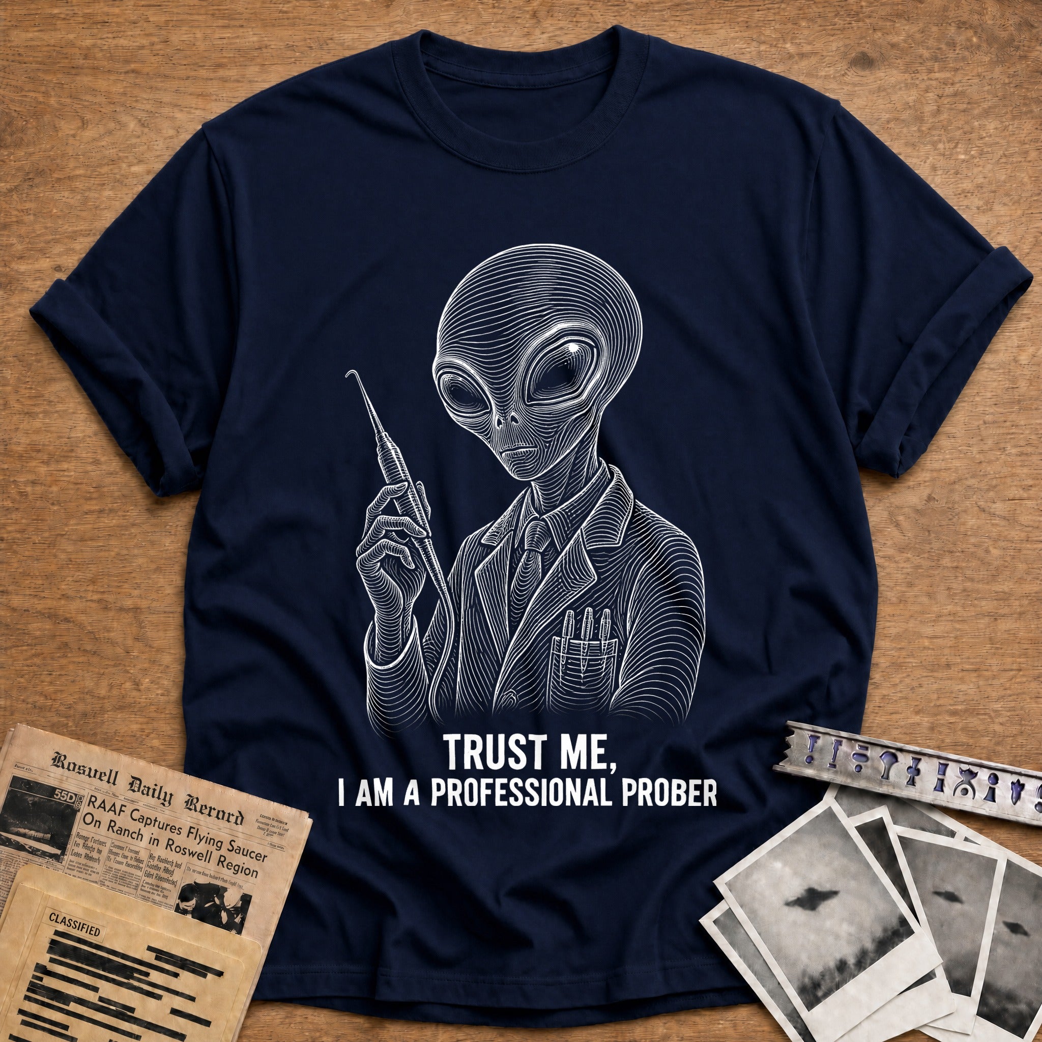 Professional Inquiry T-Shirt - Navy