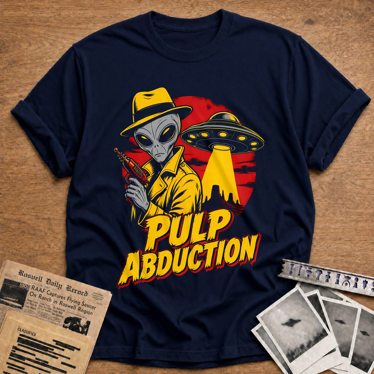 Pulp Abduction 31 T-Shirt - Navy