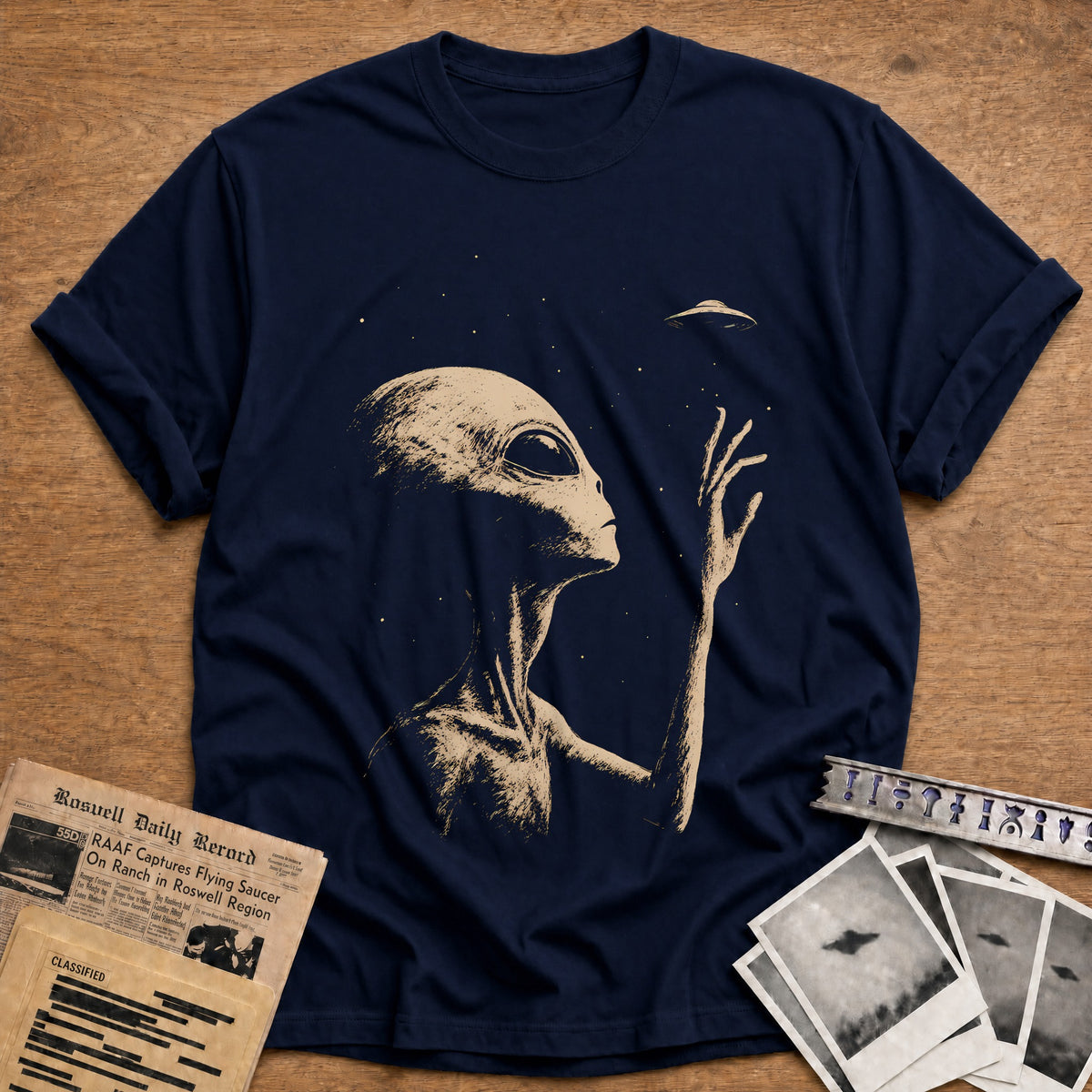 Reach UFO 69 T-Shirt - Navy