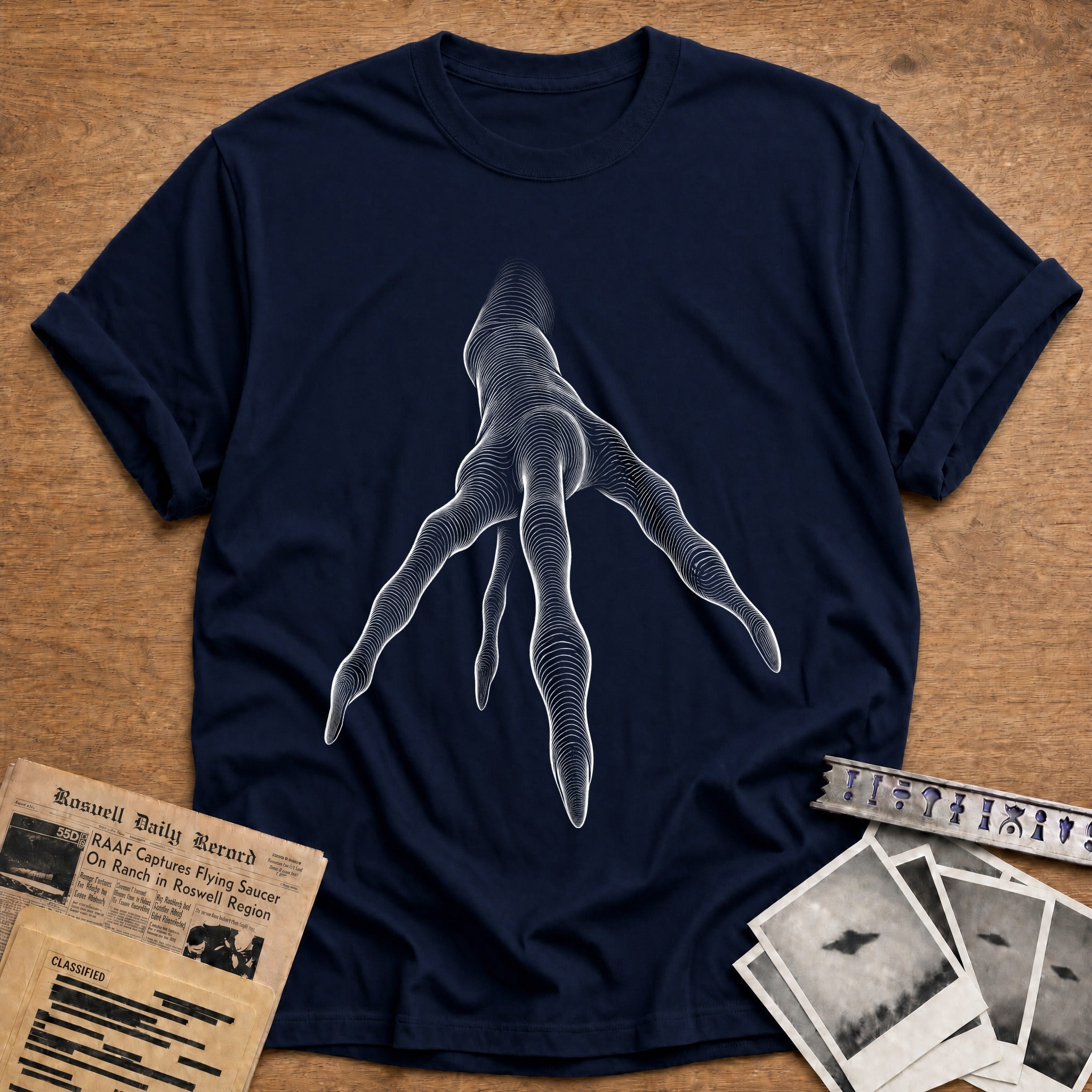 Reaching Out T-Shirt - Navy