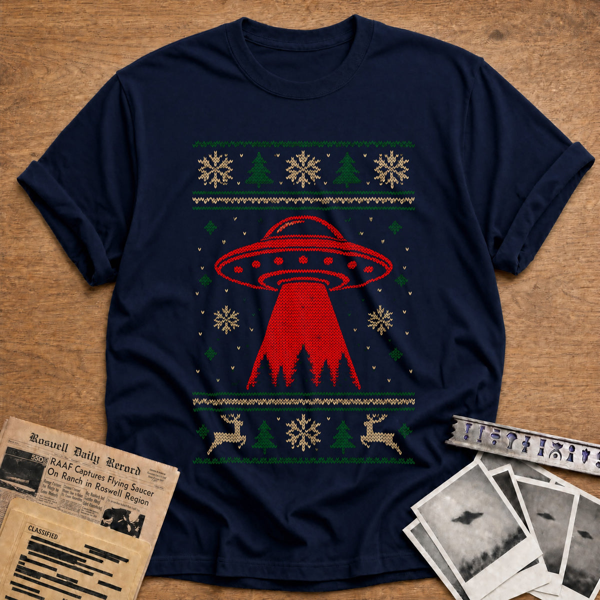 Red Ufo Sweater 98 T-Shirt - Navy