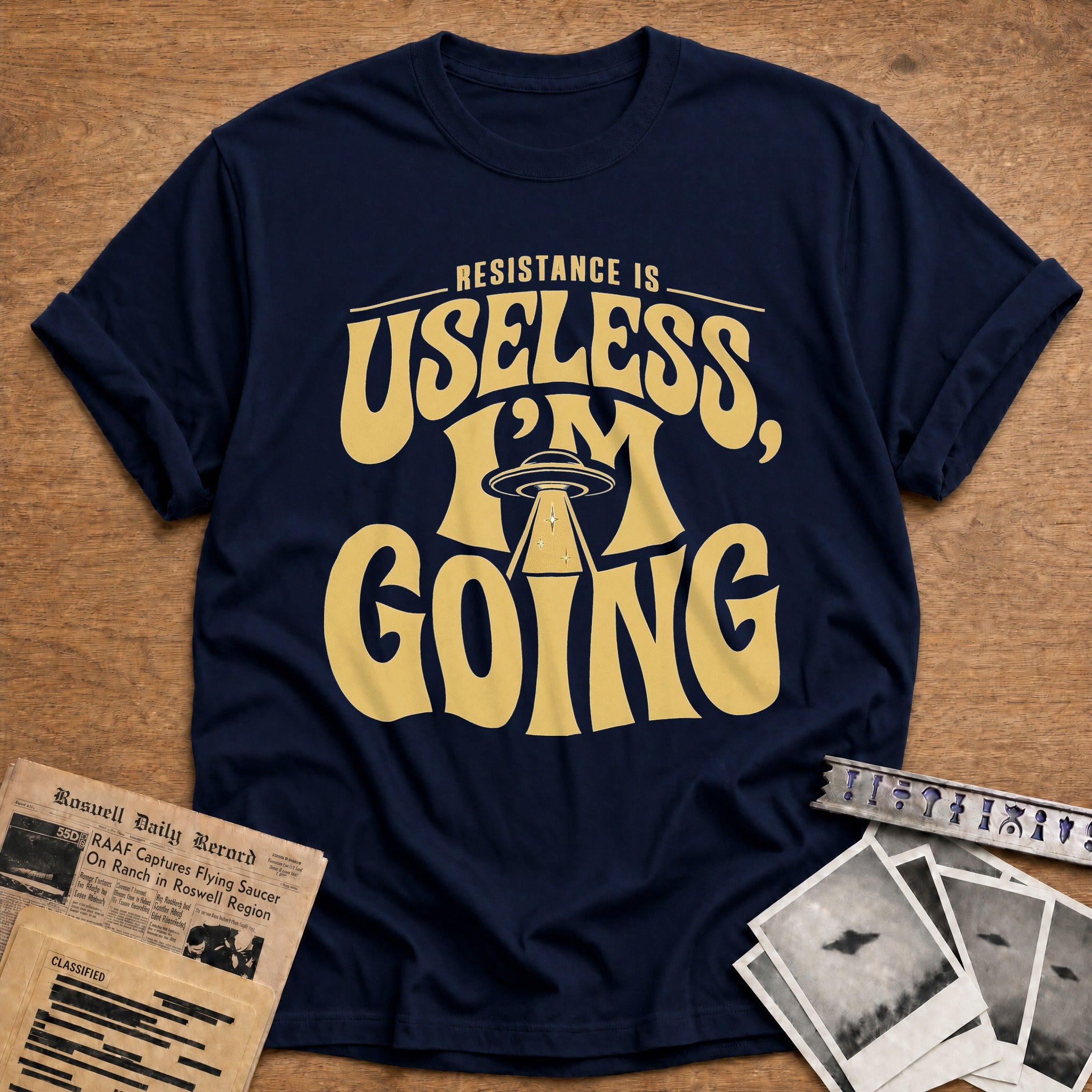 Resistance Is Useless Im Going 01 - Navy