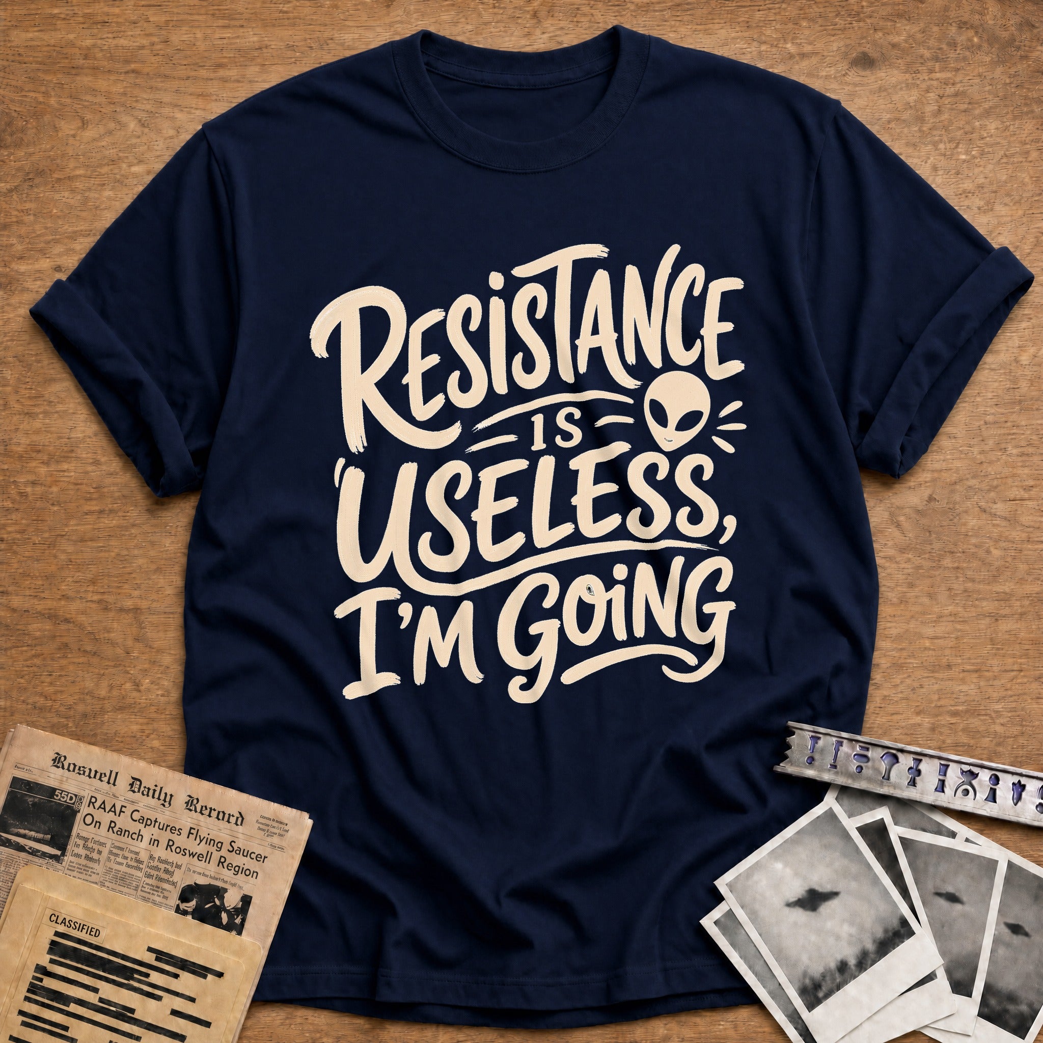 Resistance Is Useless Im Going 03 - Navy