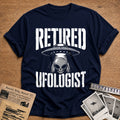 Retired Ufologist 82 T-Shirt - Navy