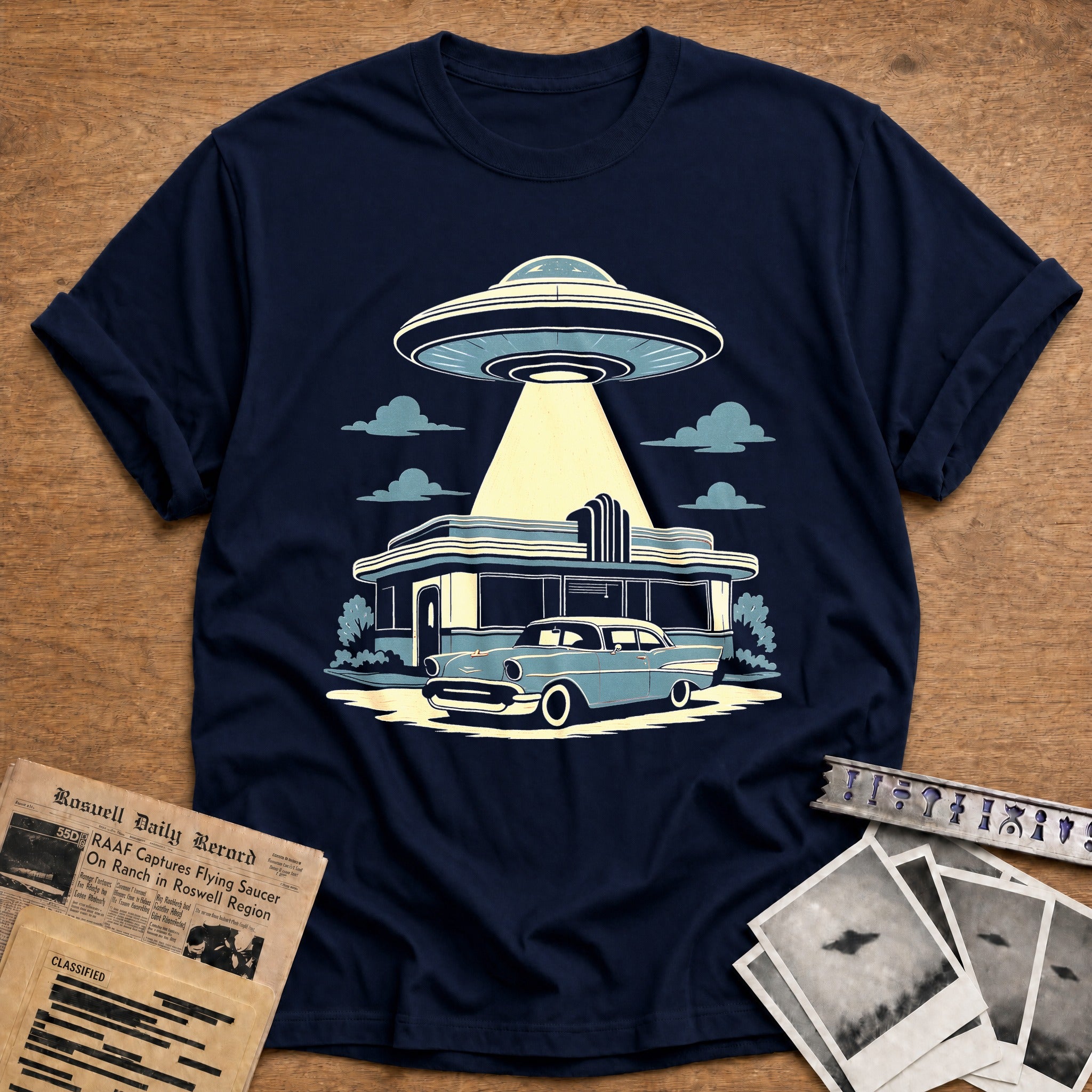Retro Abduction - Navy