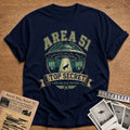 Retro Varsity Saucer 78 T-Shirt - Navy