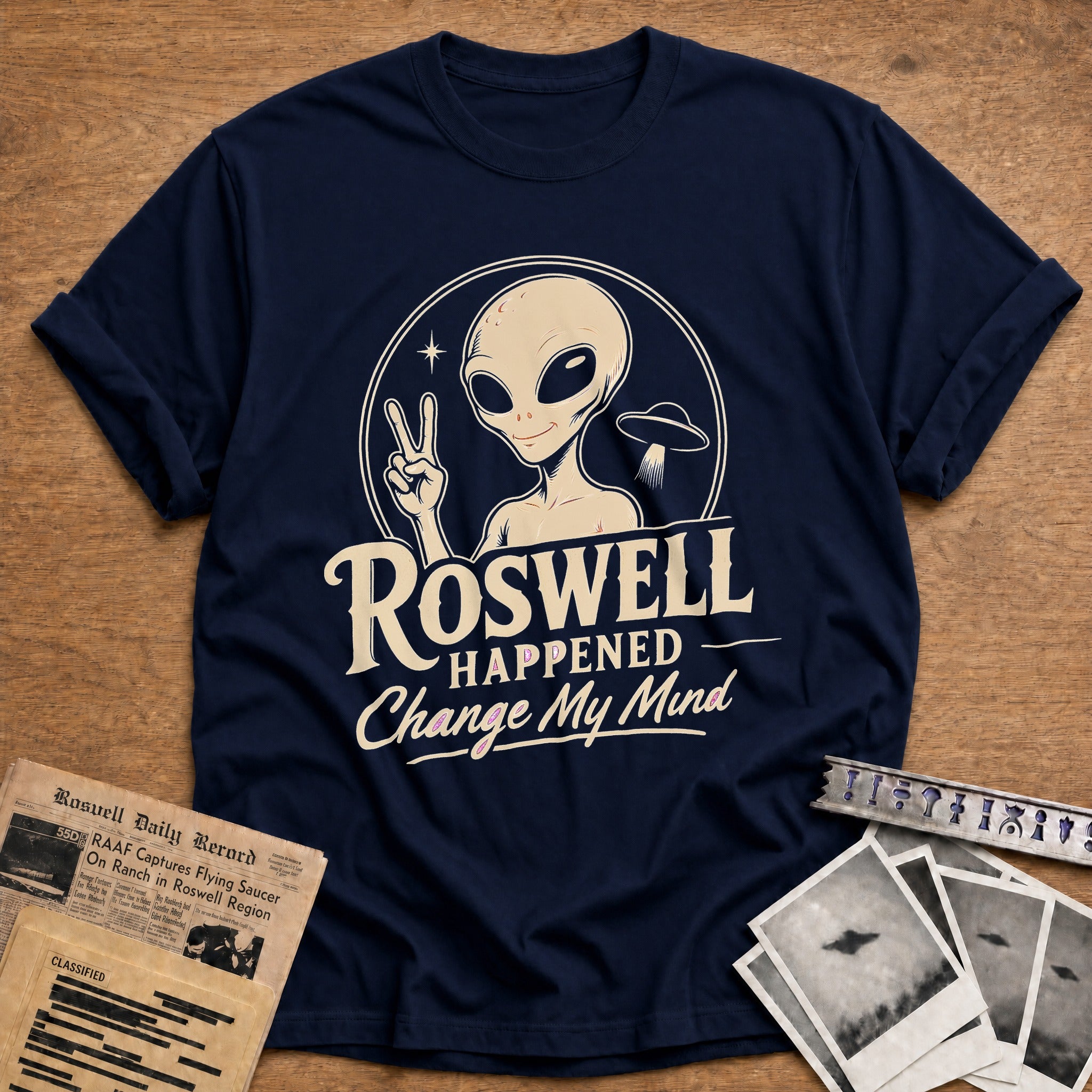 Roswell Happened Change My Mind 01 - Navy