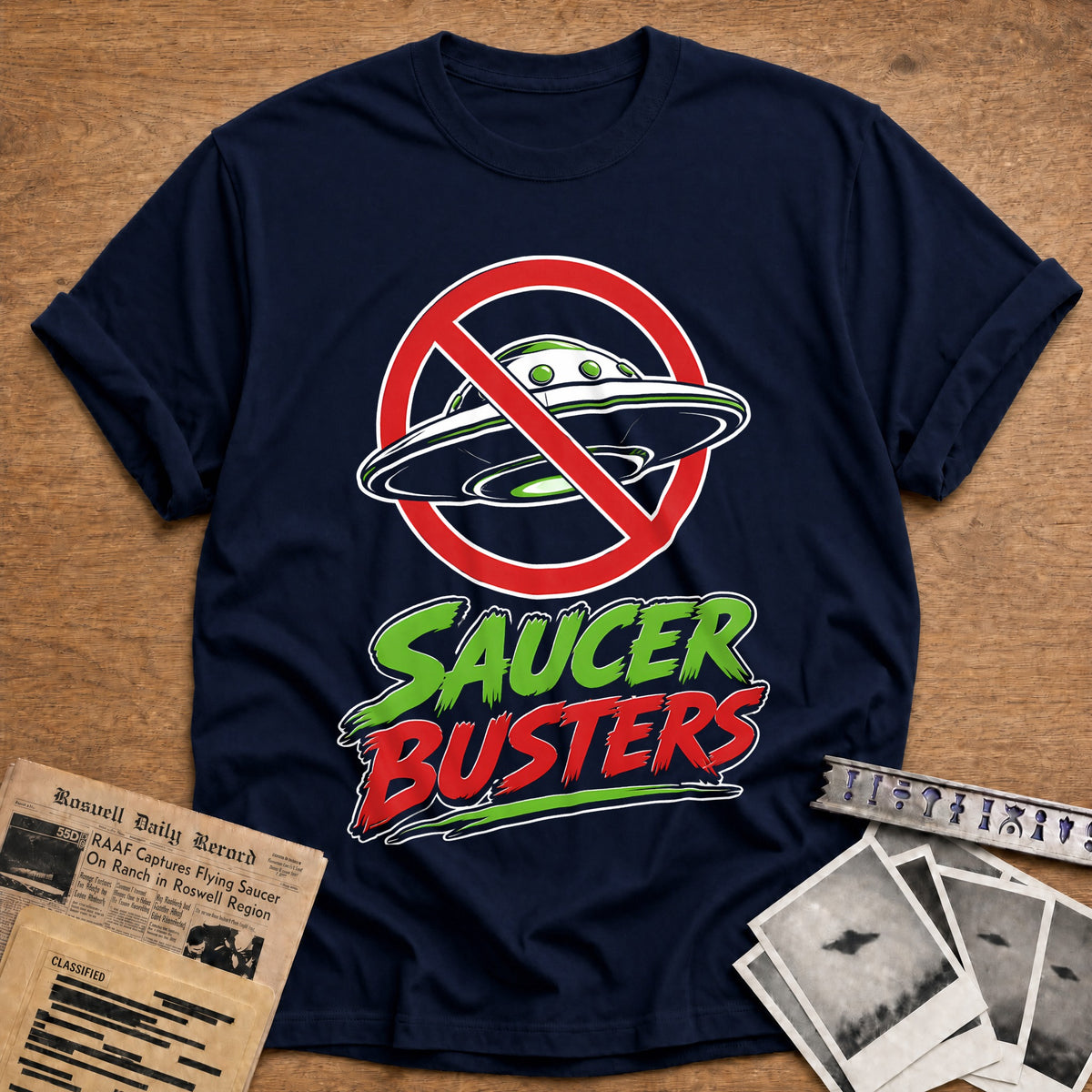 Saucer Busters 98 T-Shirt - Navy