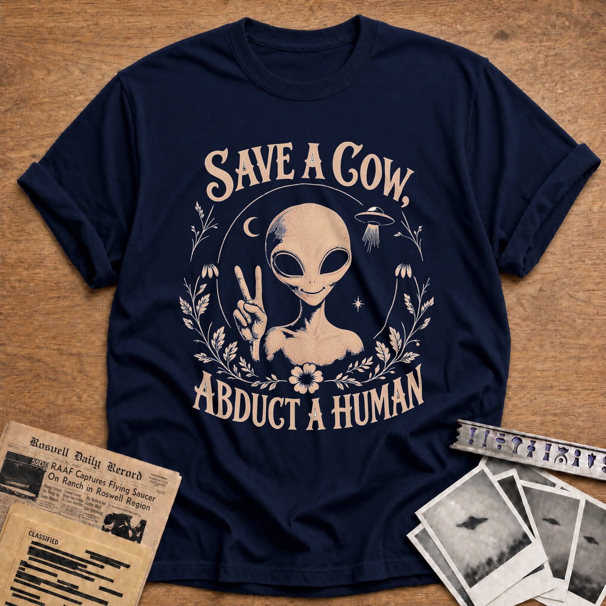 Save A Cow - Navy