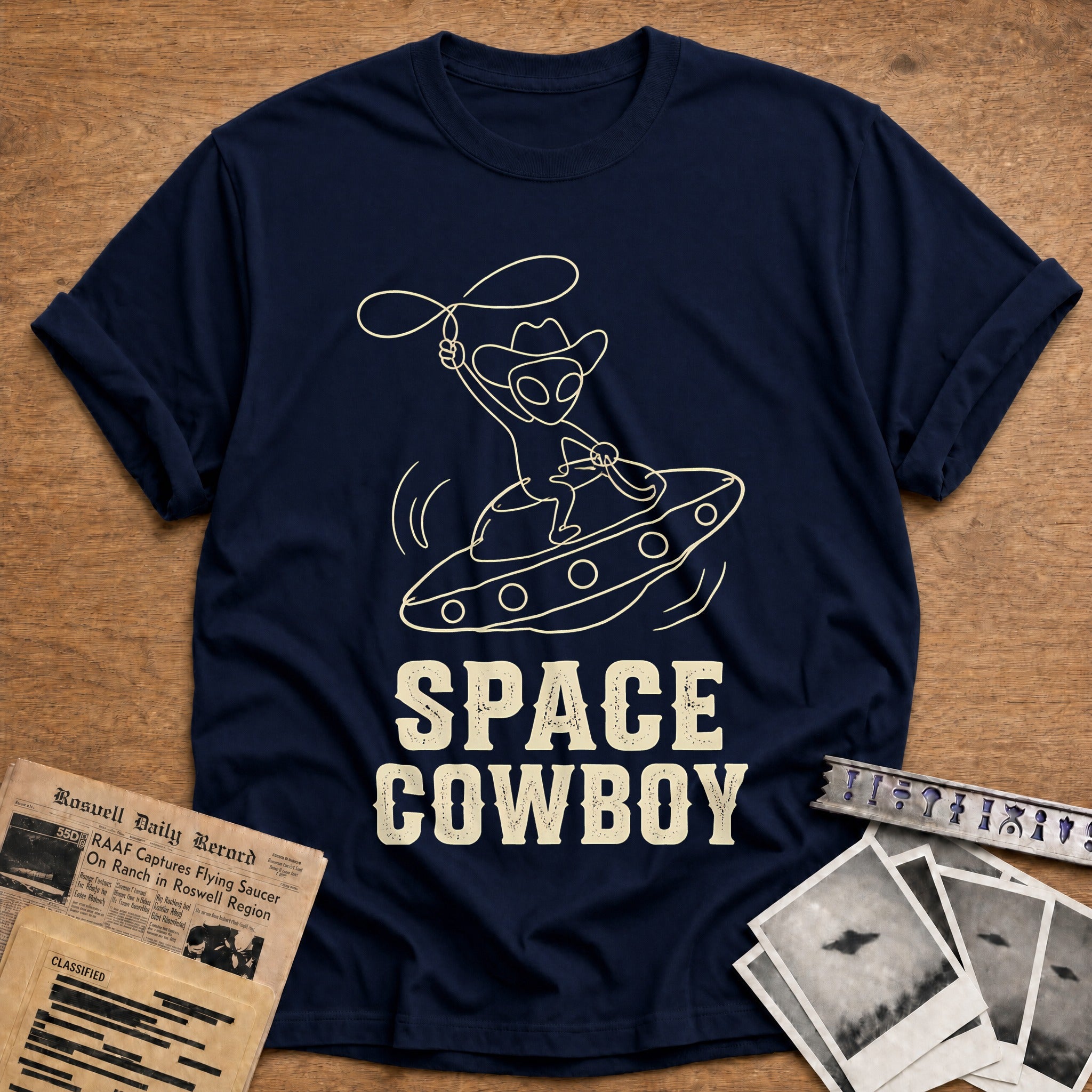 Space Cowboy 87 T-Shirt - Navy