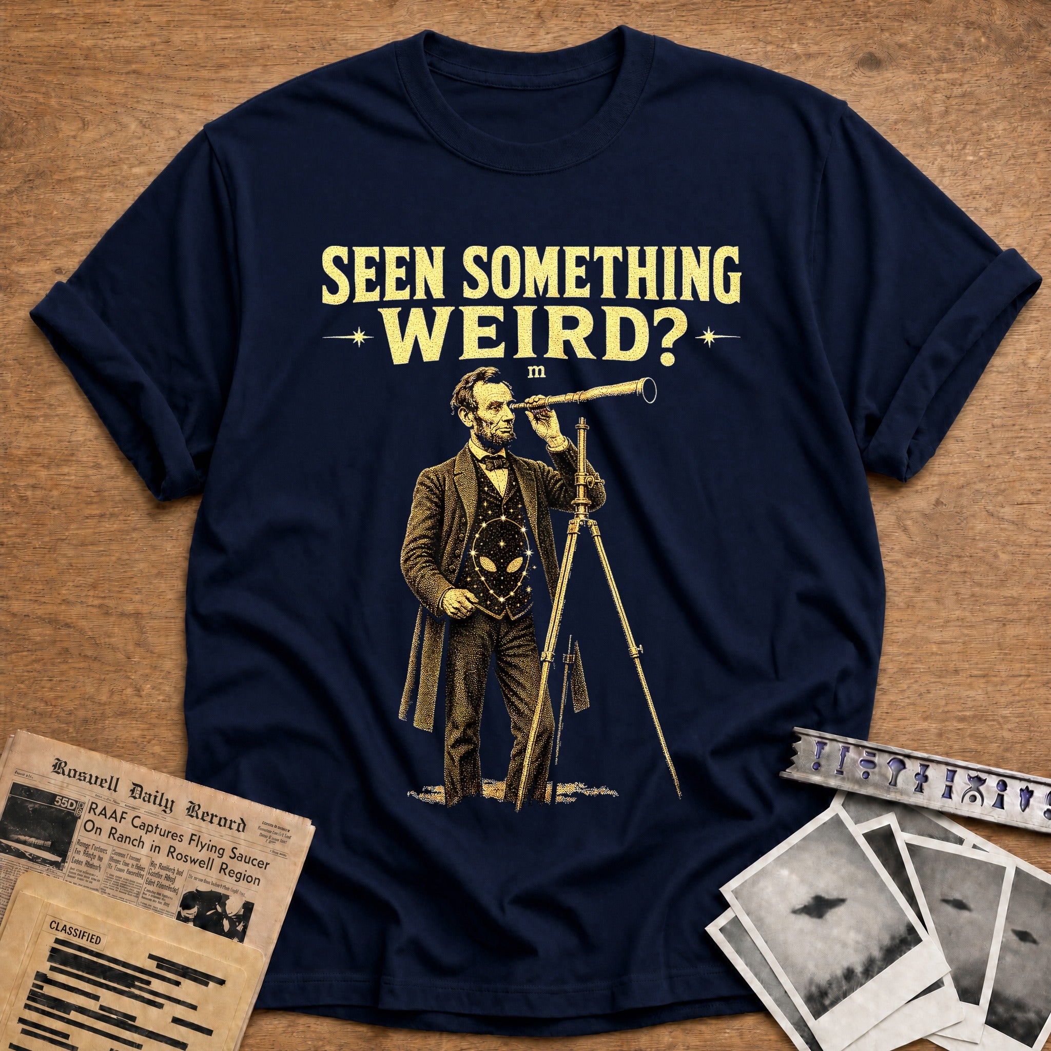 Spotted Something Strange - Navy