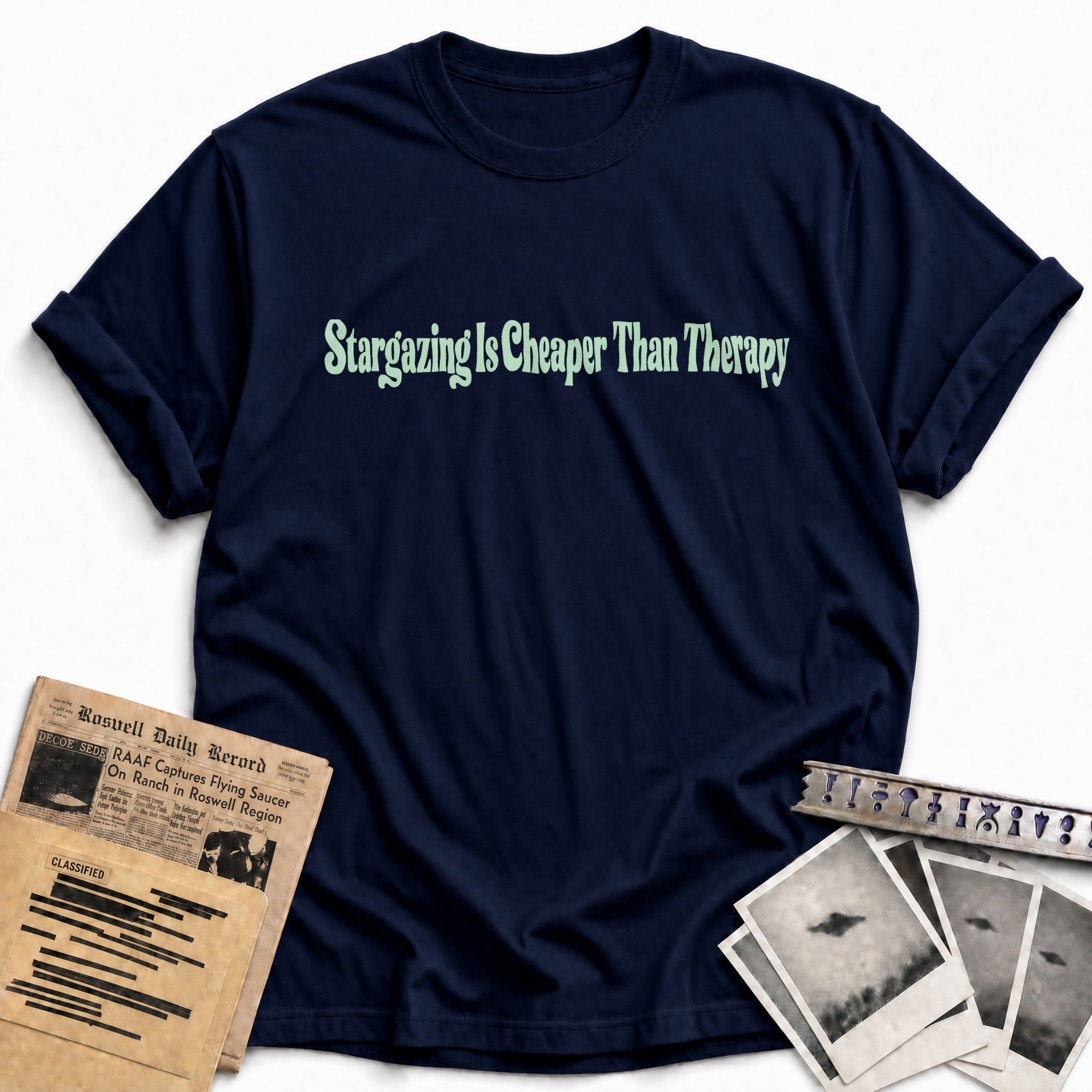 Stargazing Is Cheaper Than Therapy 06 - Navy