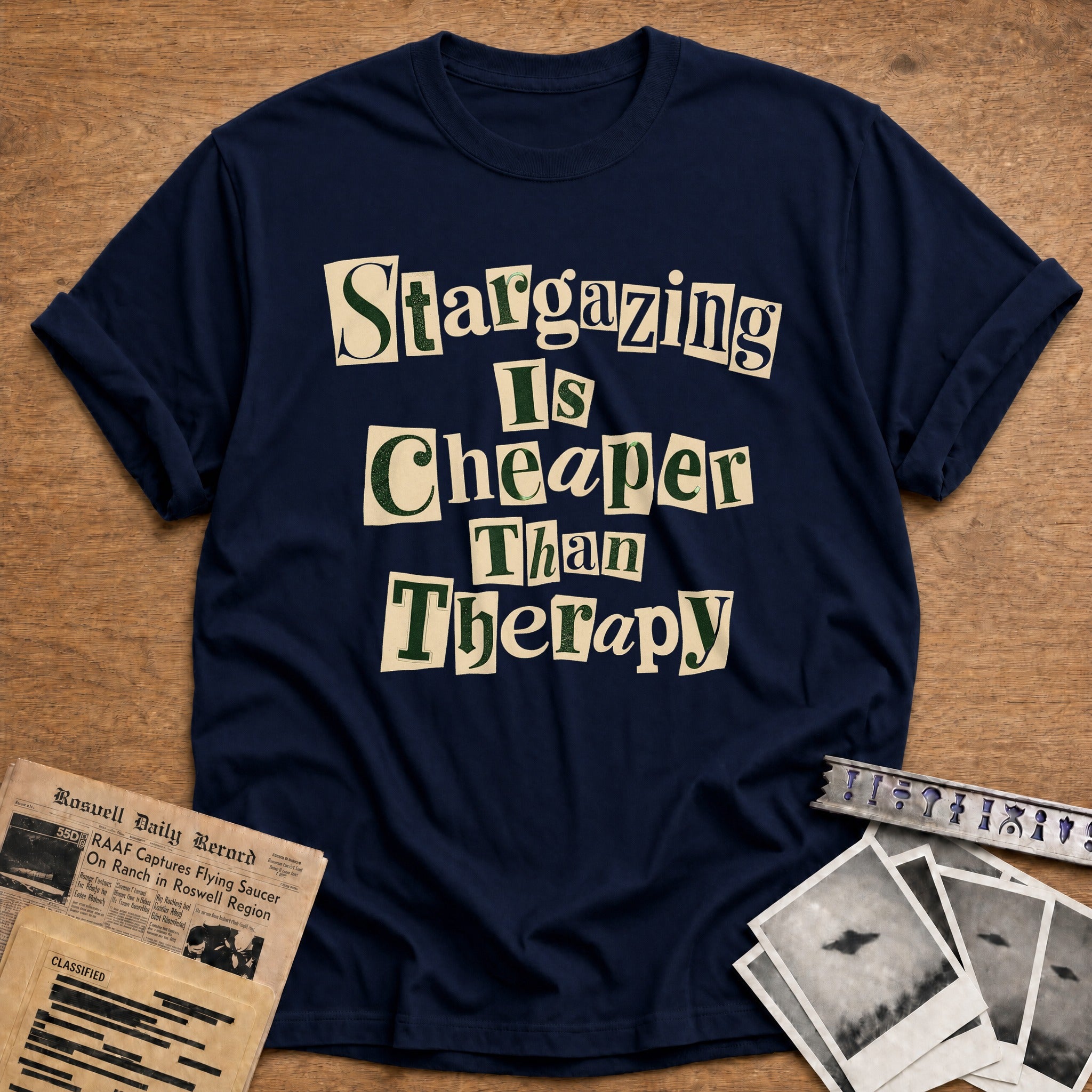 Stargazing Is Cheaper Than Therapy 04 - Navy