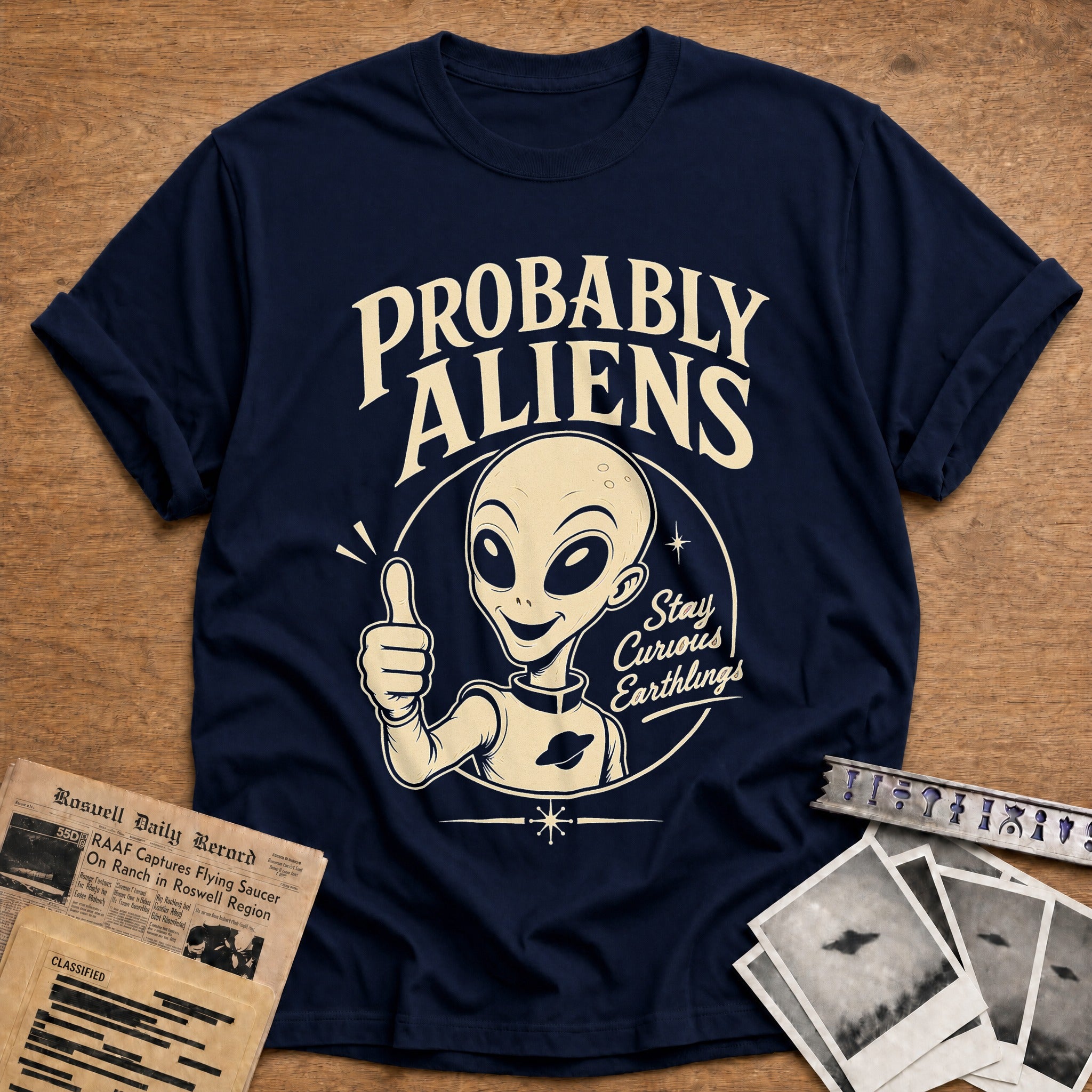 Stay Curious, Earthlings - Navy