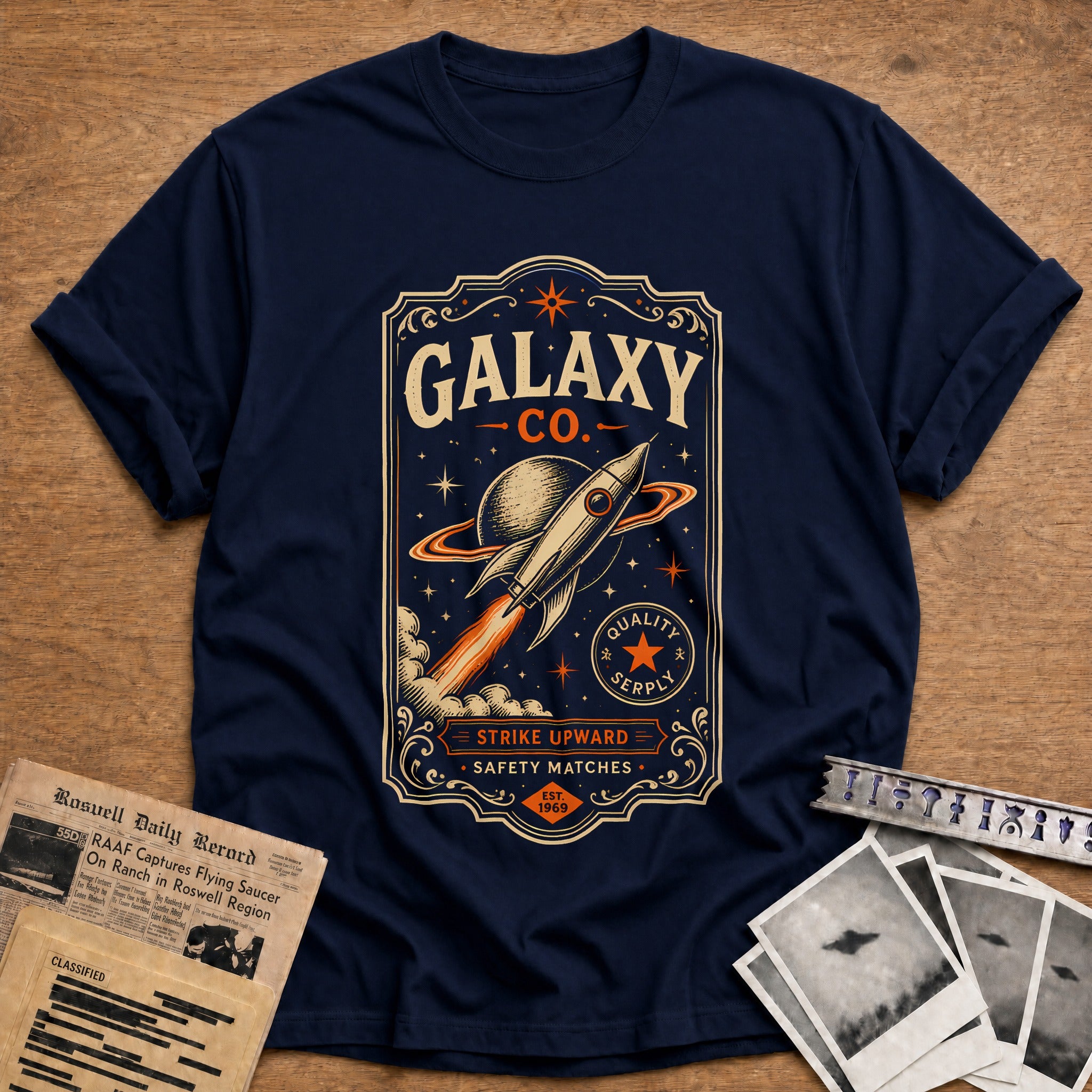 Strike Upward T-Shirt - Navy