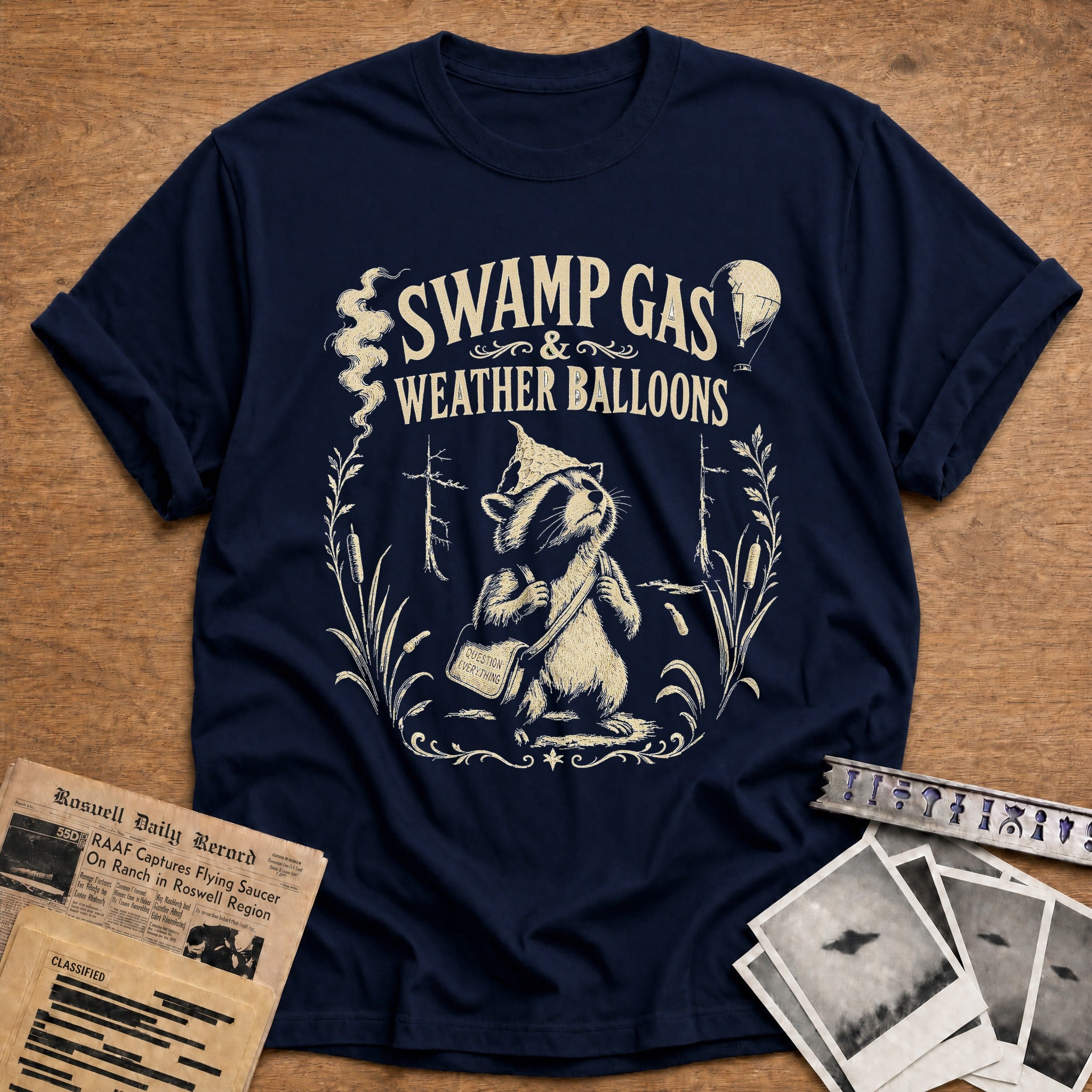 Swamp Gas And Weather Balloons 01 - Navy