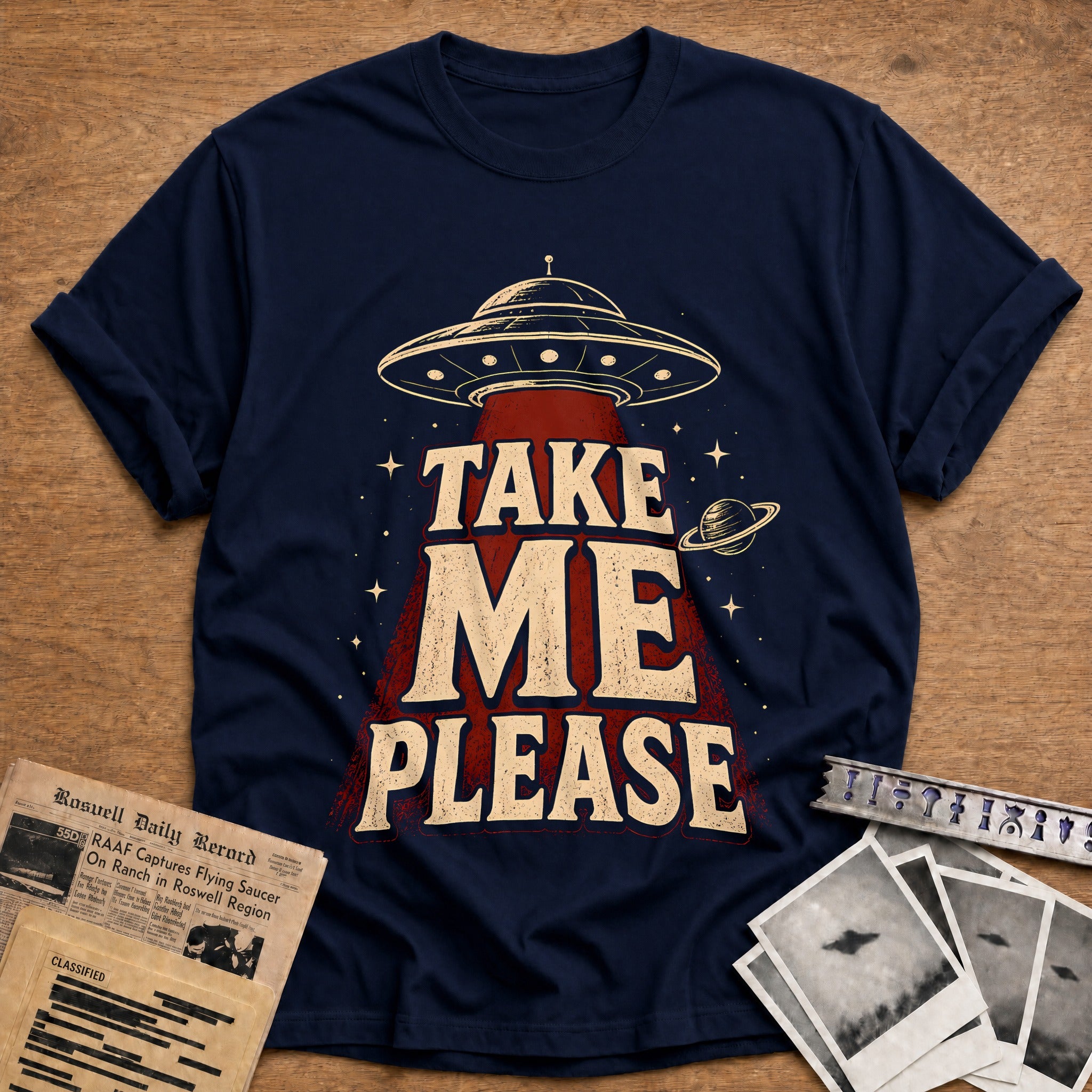 Take Me Please 25 T-Shirt - Navy