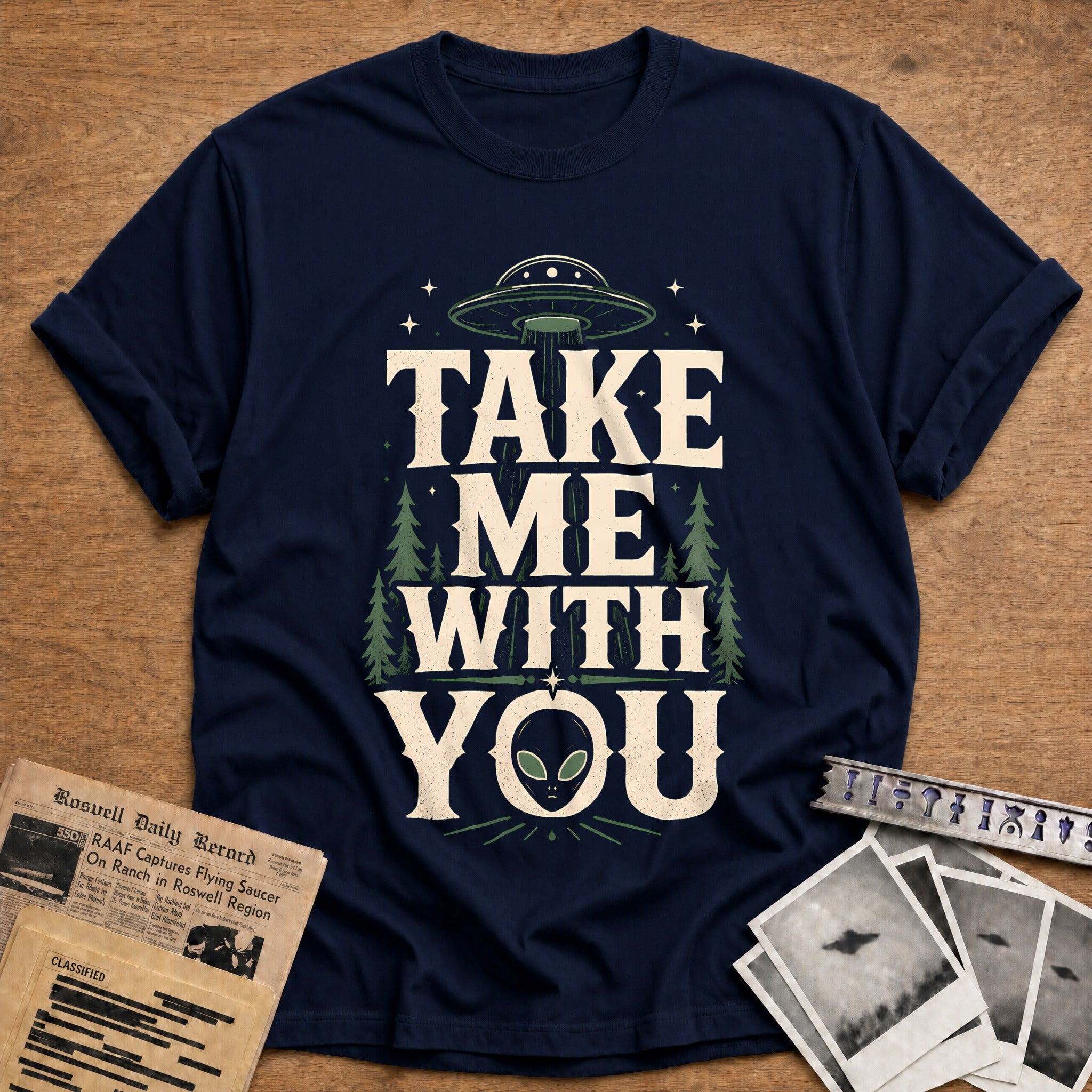 Take Me With You 55 T-Shirt - Navy
