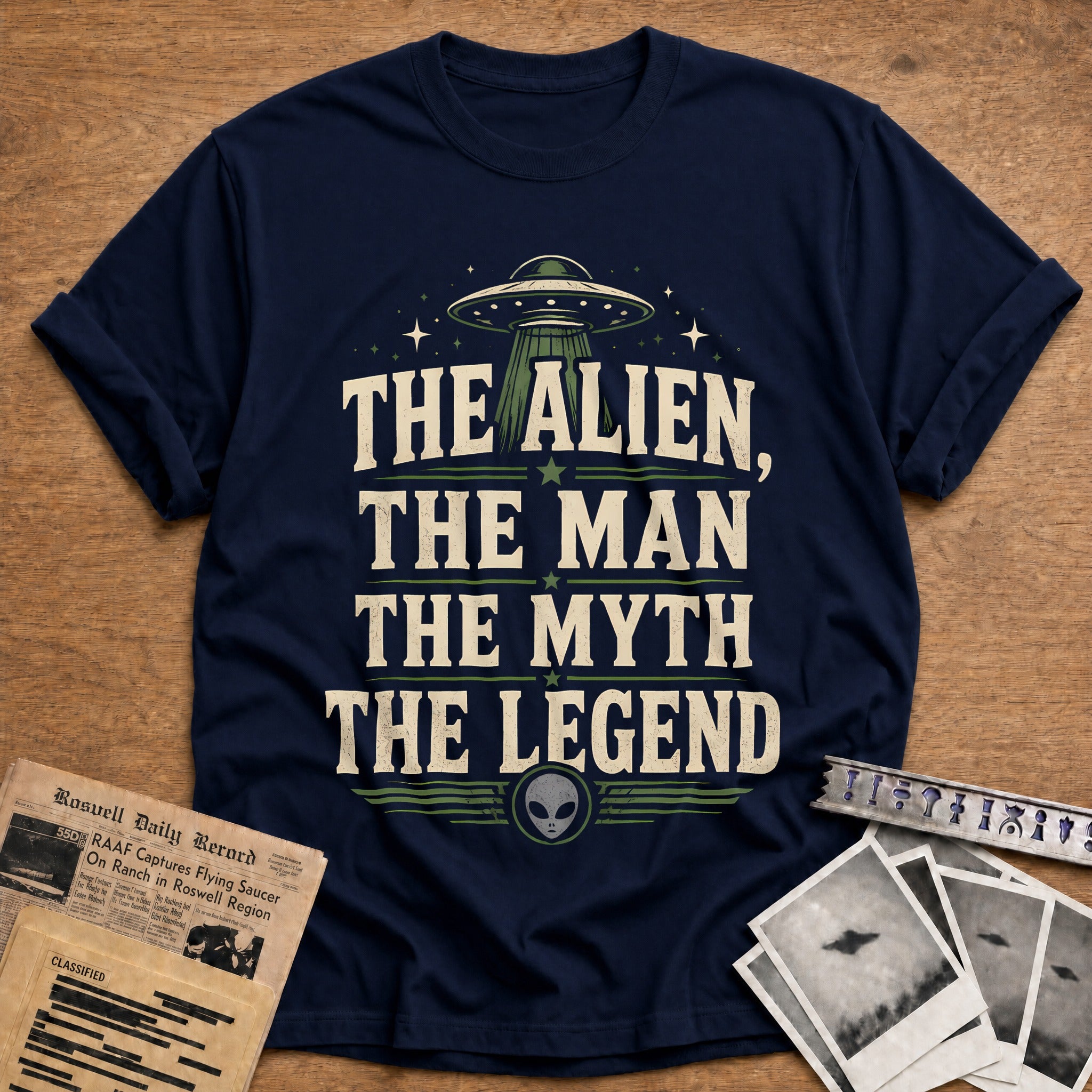 The Alien The Man The Myth The Legend 64 T-Shirt - Navy