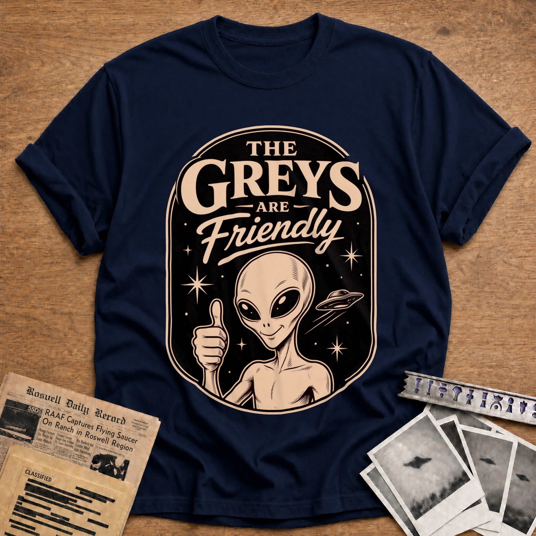The Greys Are Friendly - Navy
