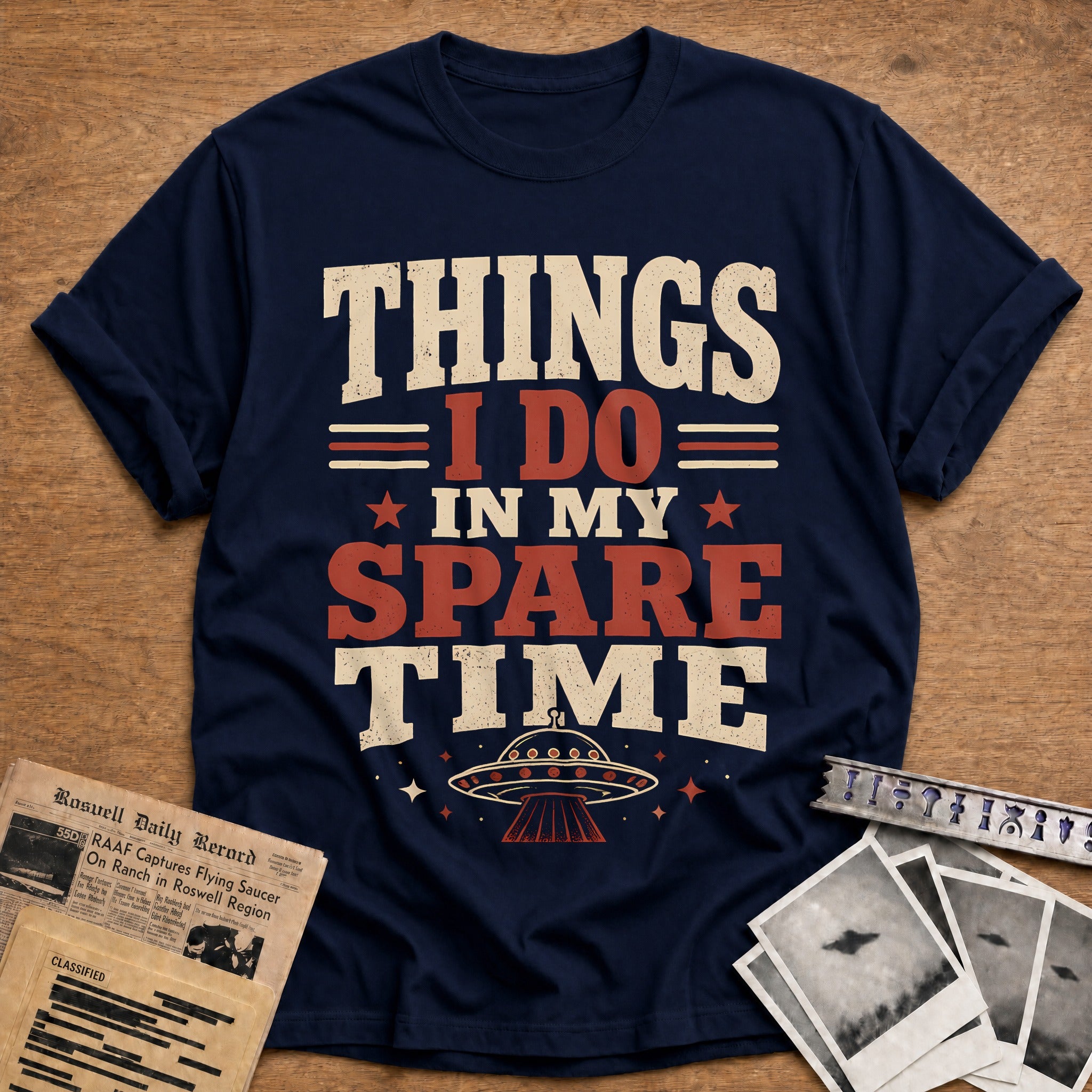 Things I Do In My Spare Time 12 T-Shirt - Navy