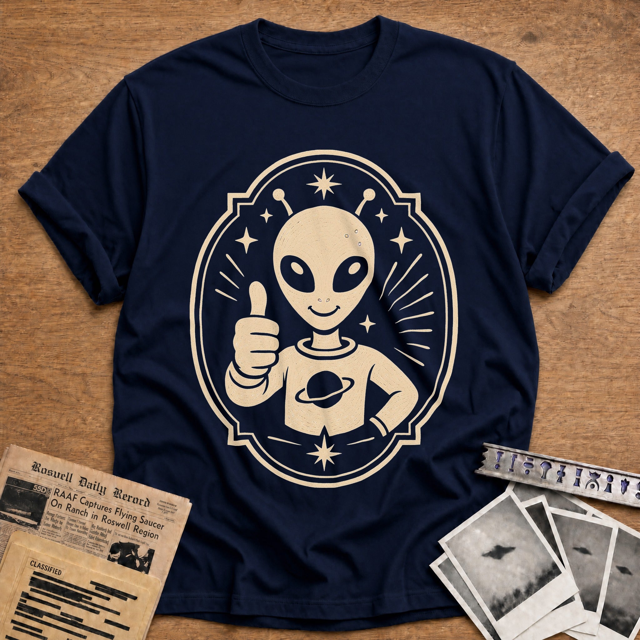 Thumbs Up From Space - Navy