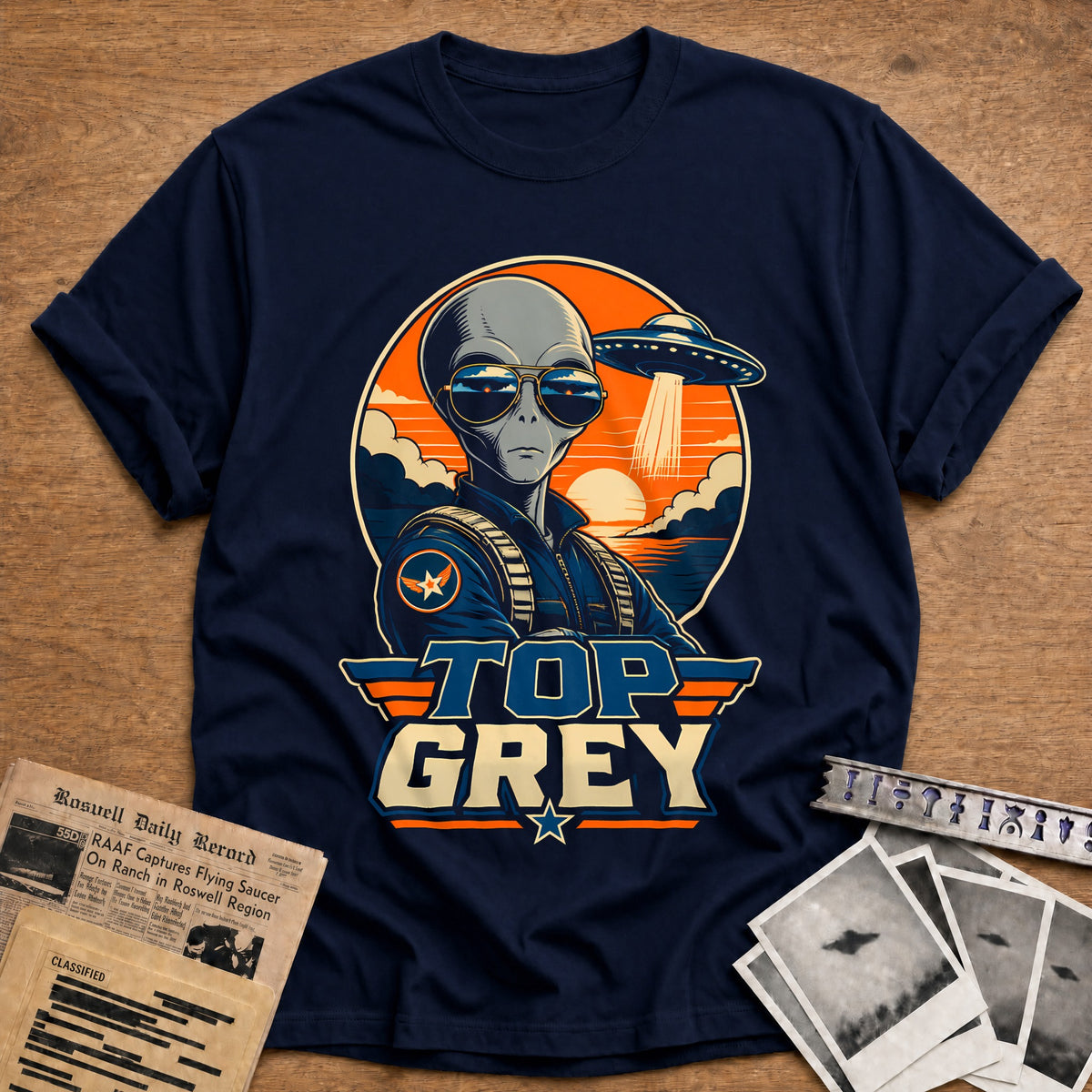 Top Grey 27 T-Shirt - Navy