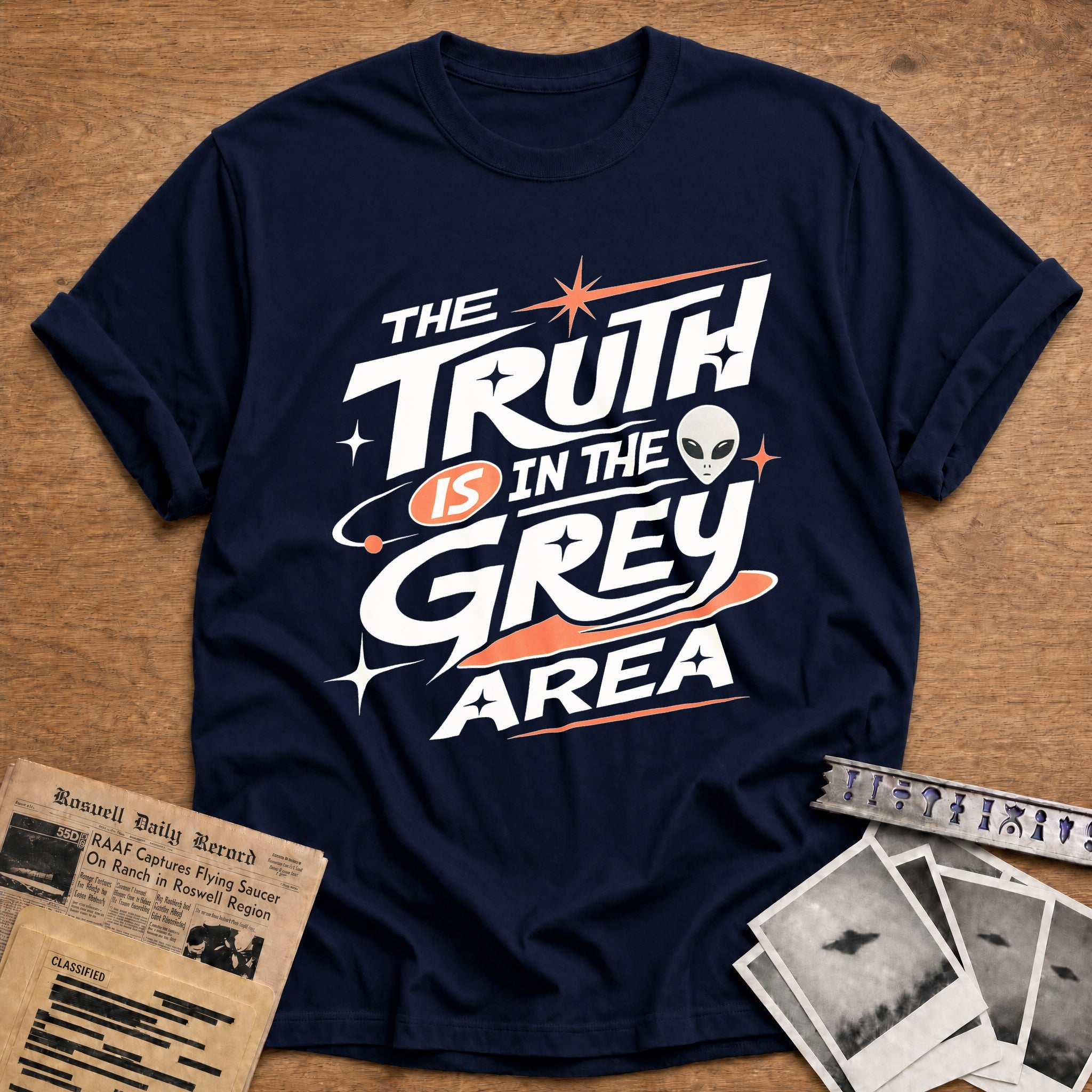 Truth Wears Grey - Navy