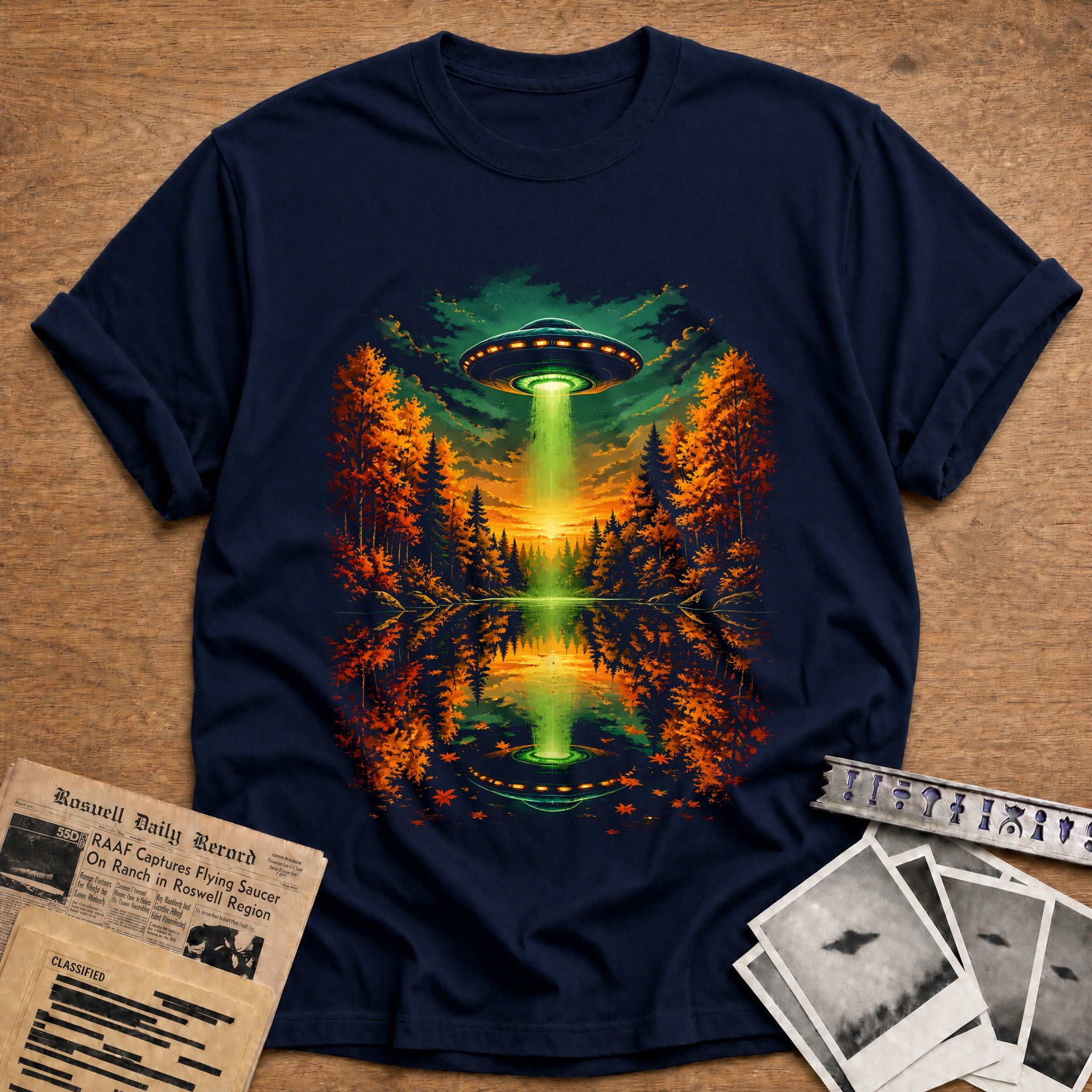 Ufo Lake Reflection 77 - Navy