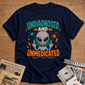 Undiagnosed Unmedicated Alien 49 T-Shirt - Navy