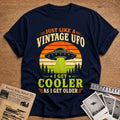 Vintage Ufo Cooler Older 45 T-Shirt - Navy