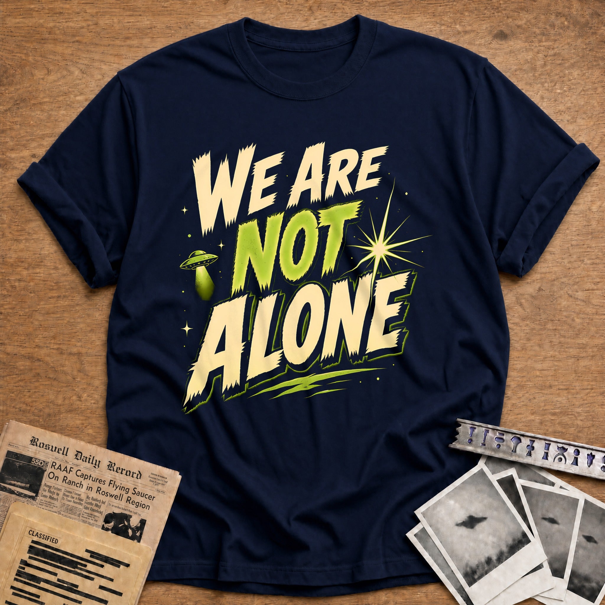 We Are Not Alone 92 T-Shirt - Navy