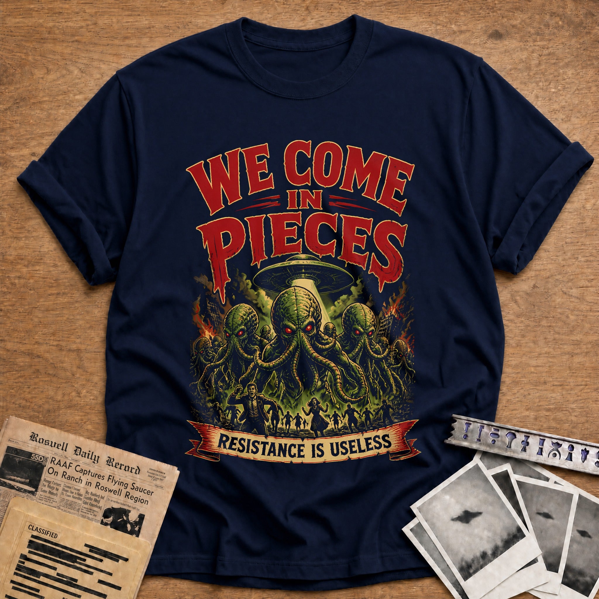 We Come In Pieces 19 T-Shirt - Navy