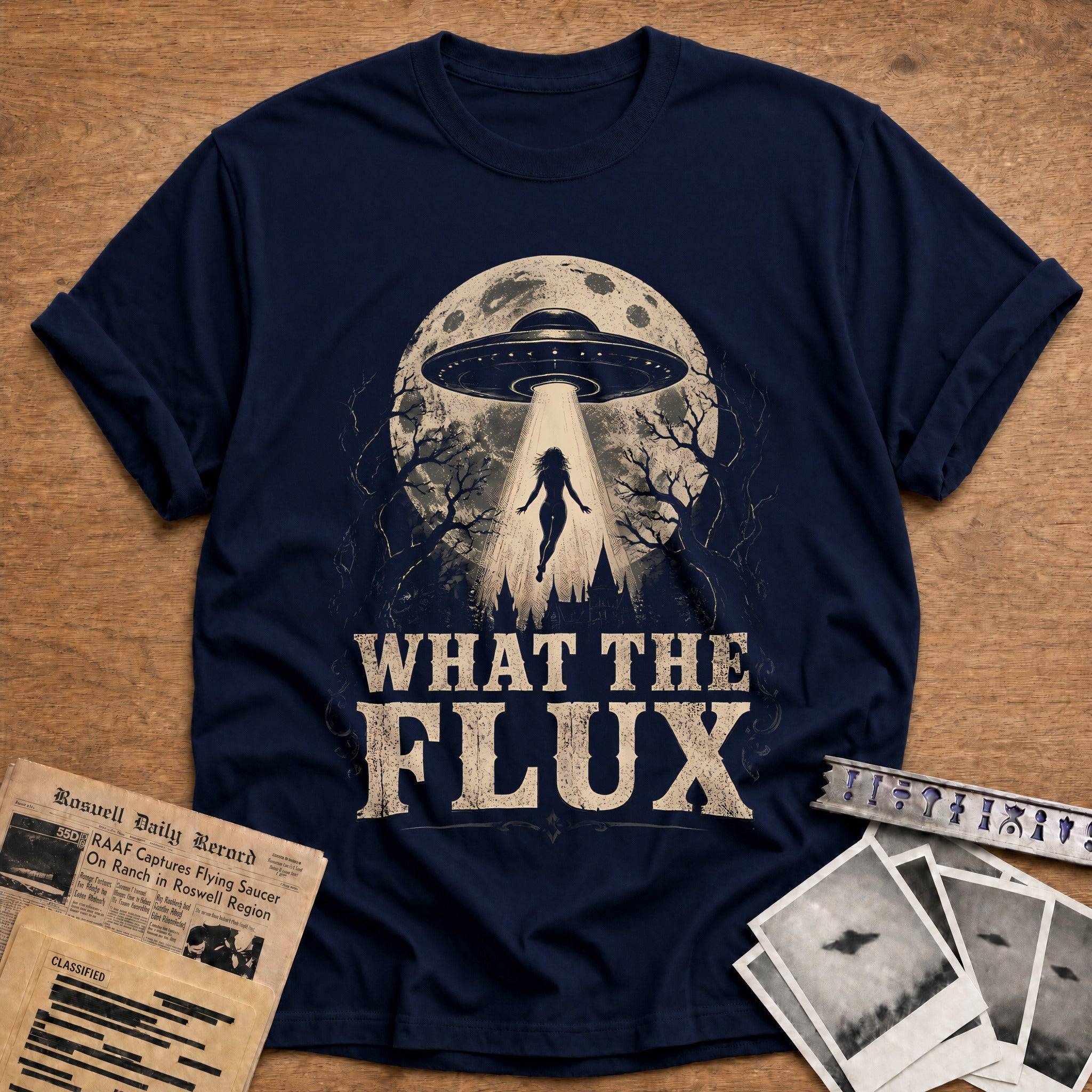 What The Flux 42 T-Shirt - Navy