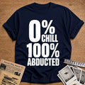 Zero Chill 100 Percent Abducted 63 T-Shirt - Navy