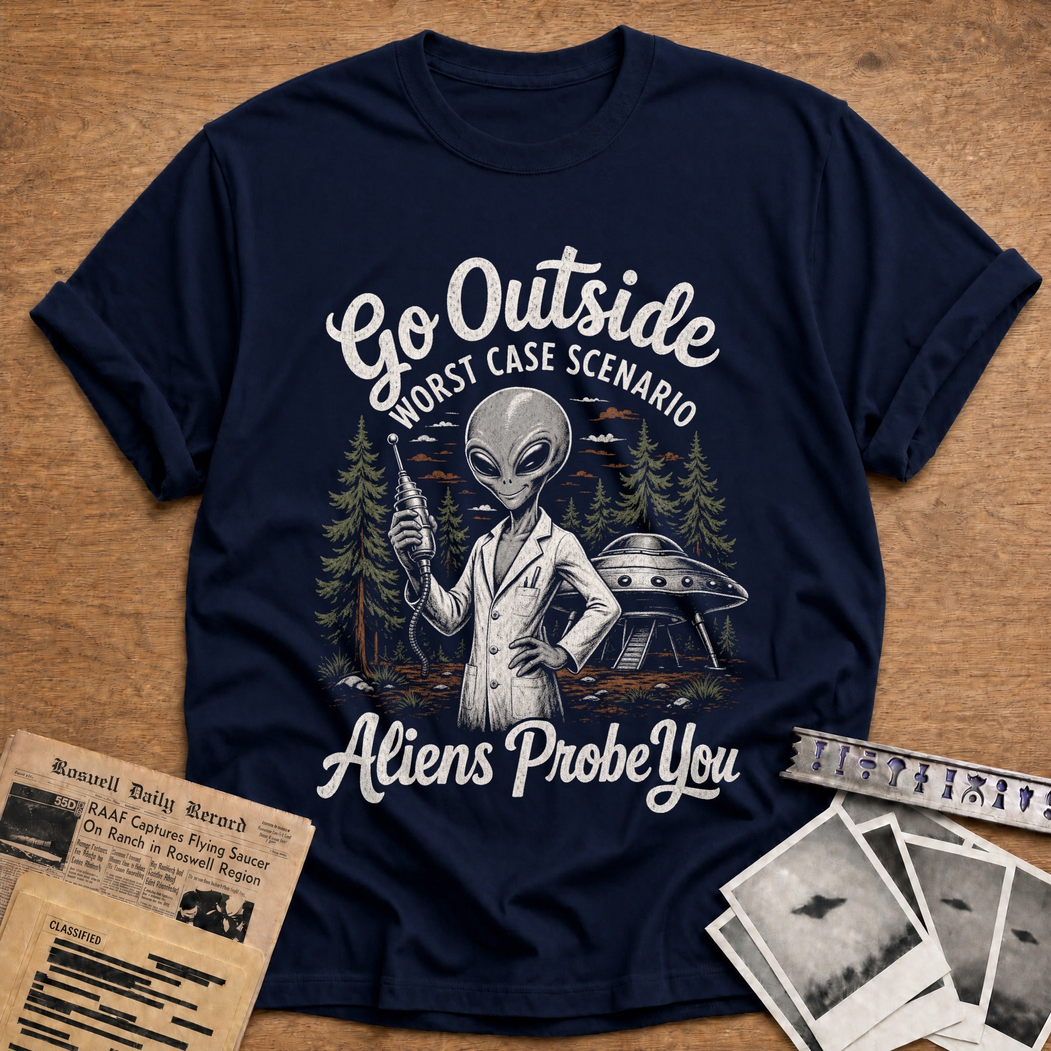 go outside worst case scenario aliens probe you - Navy