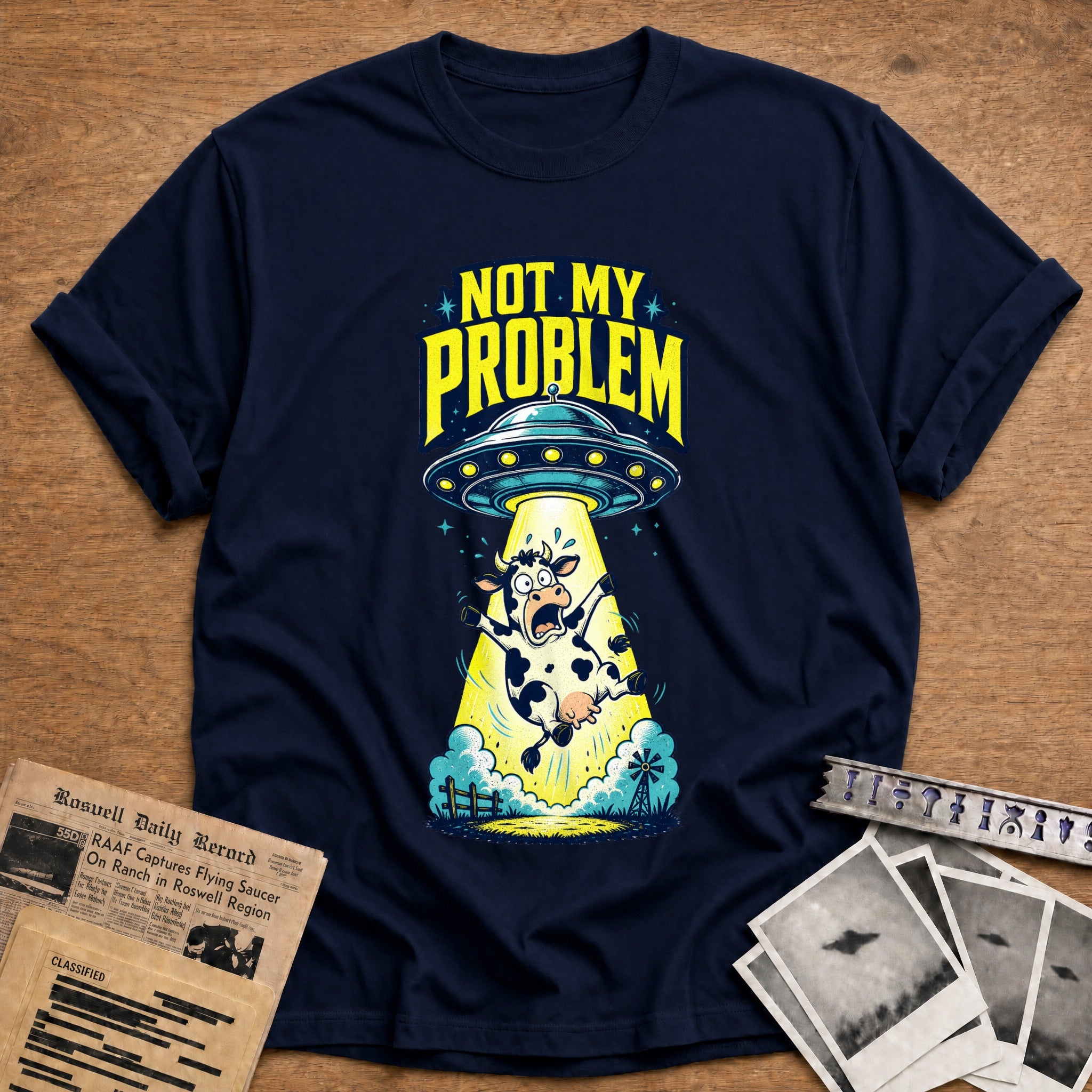 not my problem ufo alien abduction funny - Navy