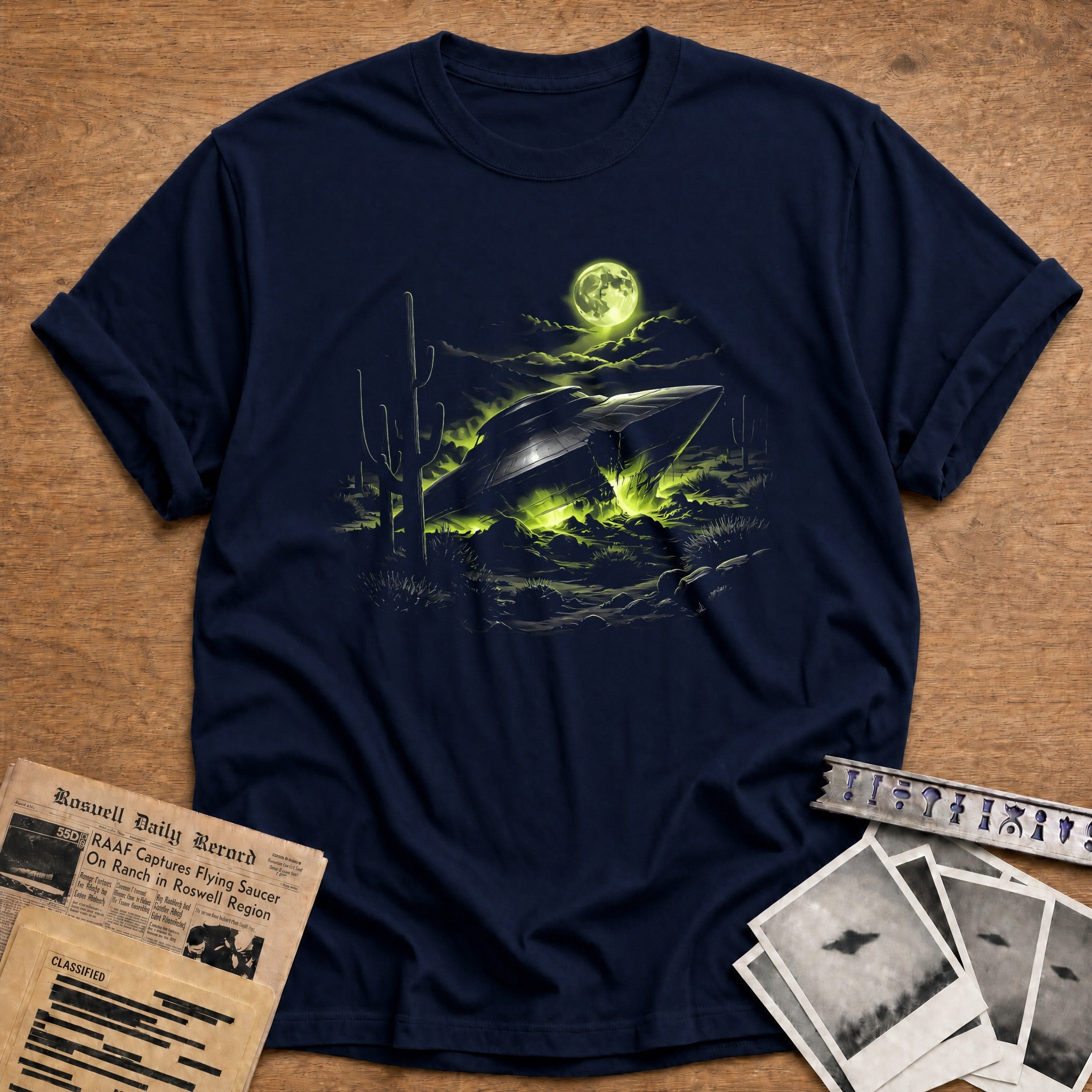 ufo desert night alien funny - Navy
