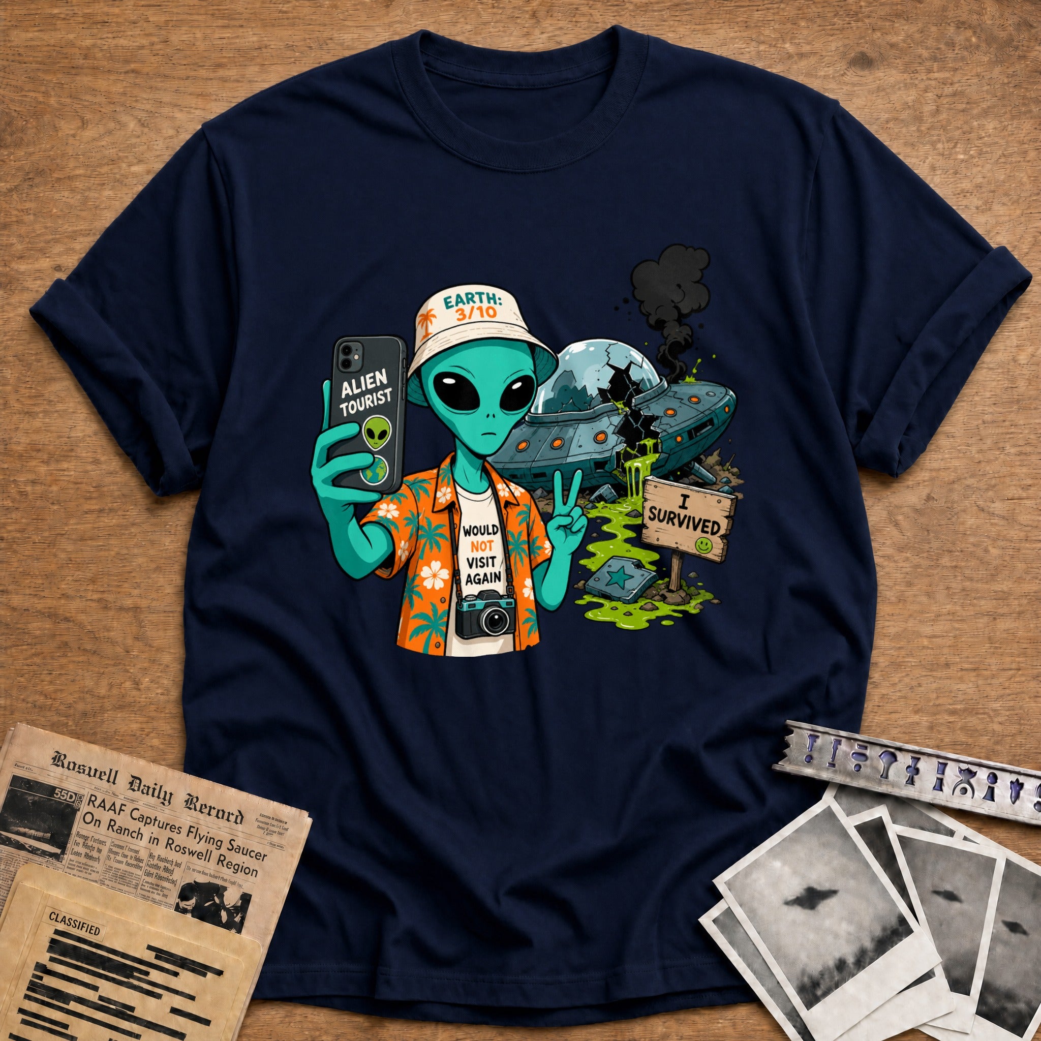 would not visit again alien tourist funny - Navy