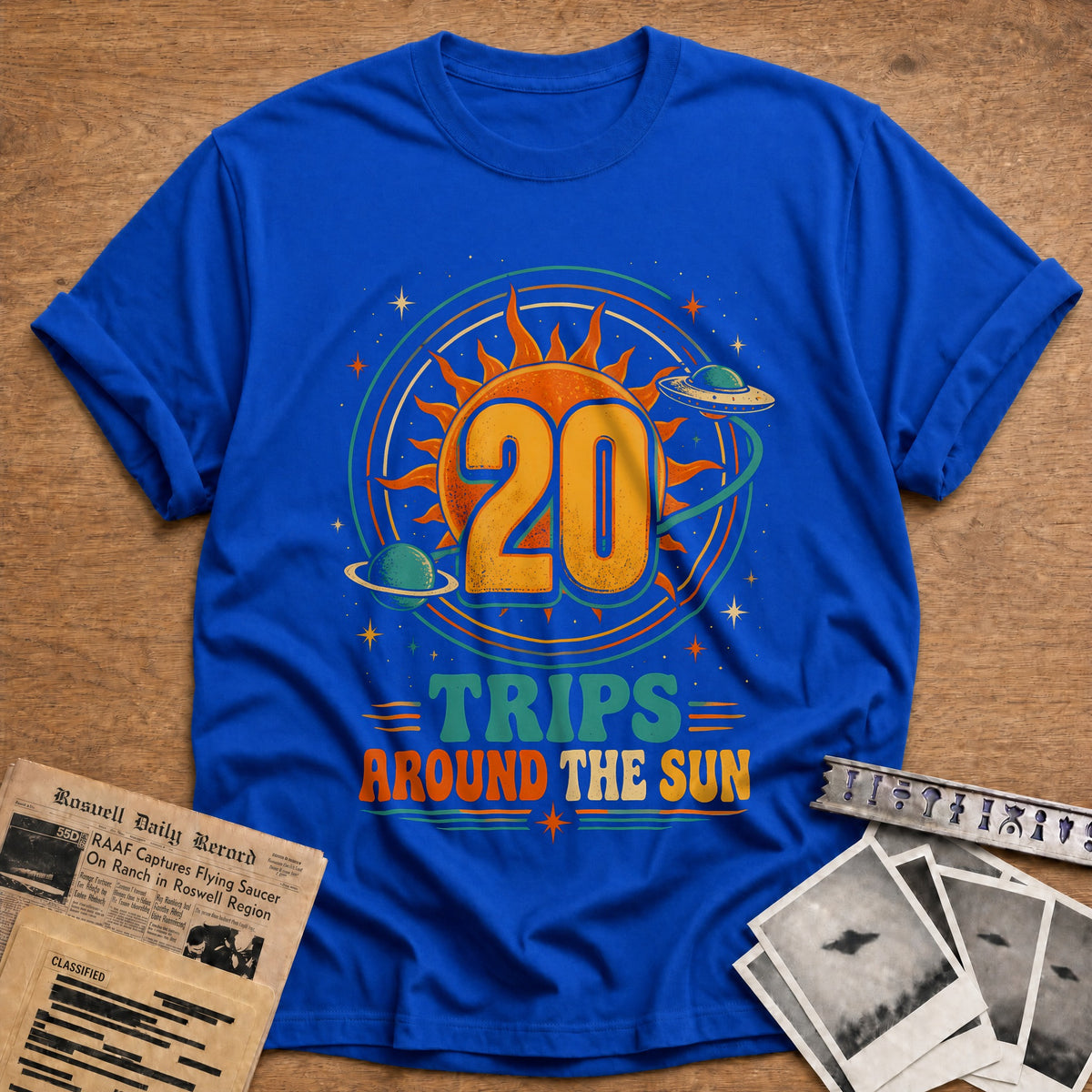 20 Around The Sun T-Shirt - Royal